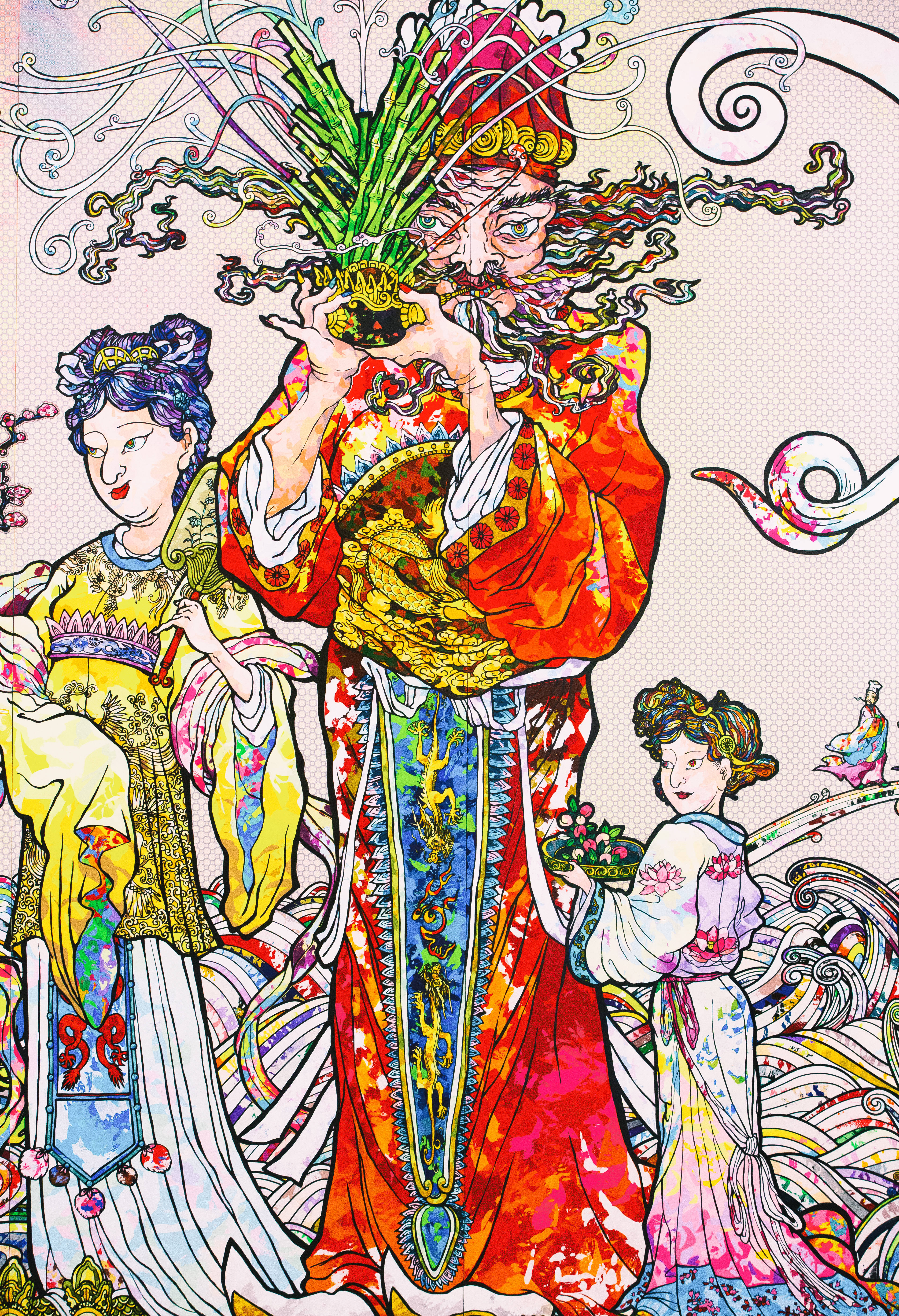 Gia đình Takashi Murakami 4K Hình nền