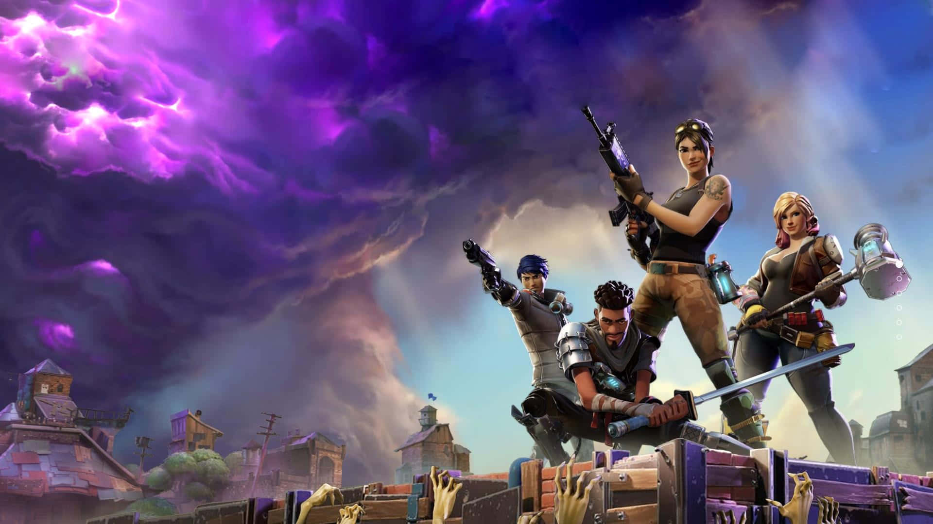 Gia nhập hàng triệu người chơi Fortnite và chiến đấu để giành Victory Royale. Hình nền