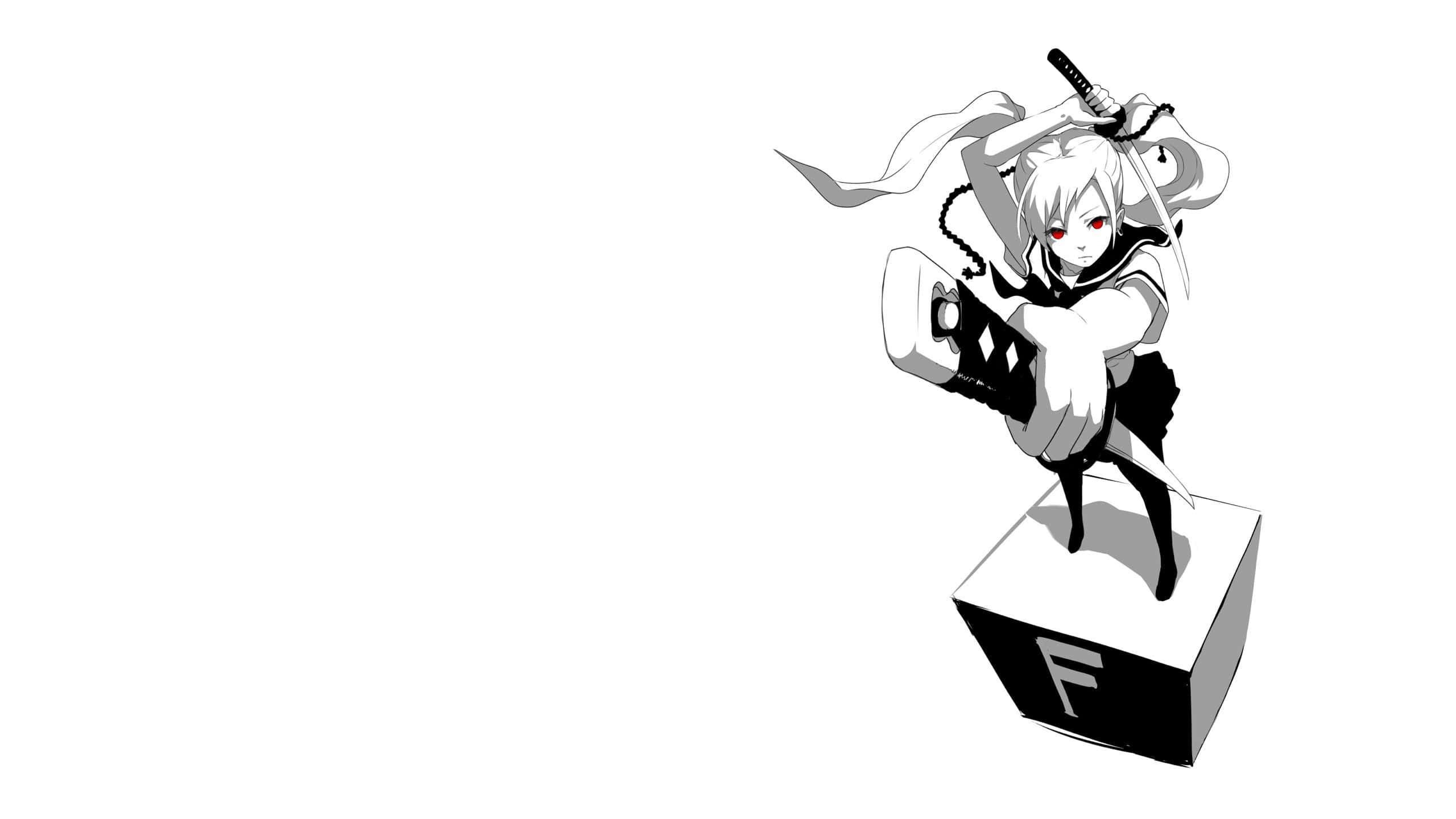 Giấc Mơ Anime Đơn Sắc Hình nền