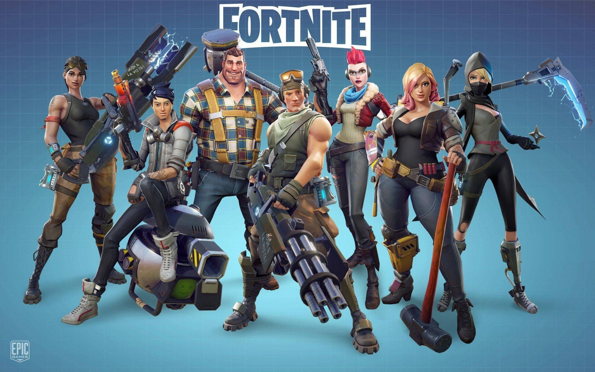 Giấc Mơ Của Game Thủ - Trận Chiến Sinh Tử Hoành Tráng Trong Fortnite Hình nền