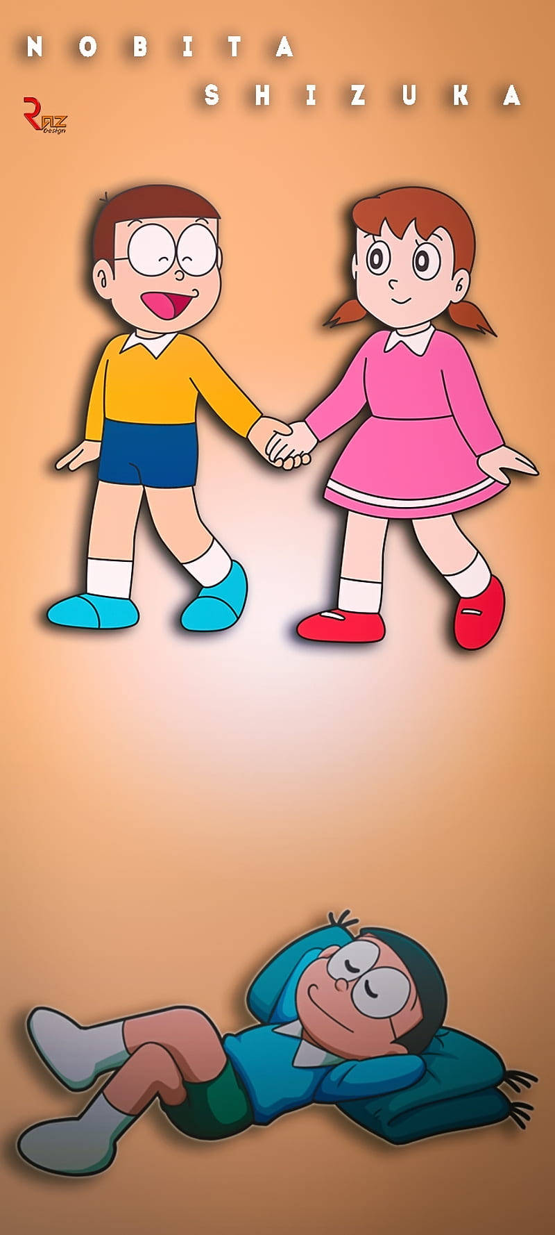 Giấc mơ Nobita Shizuka HD Hình nền