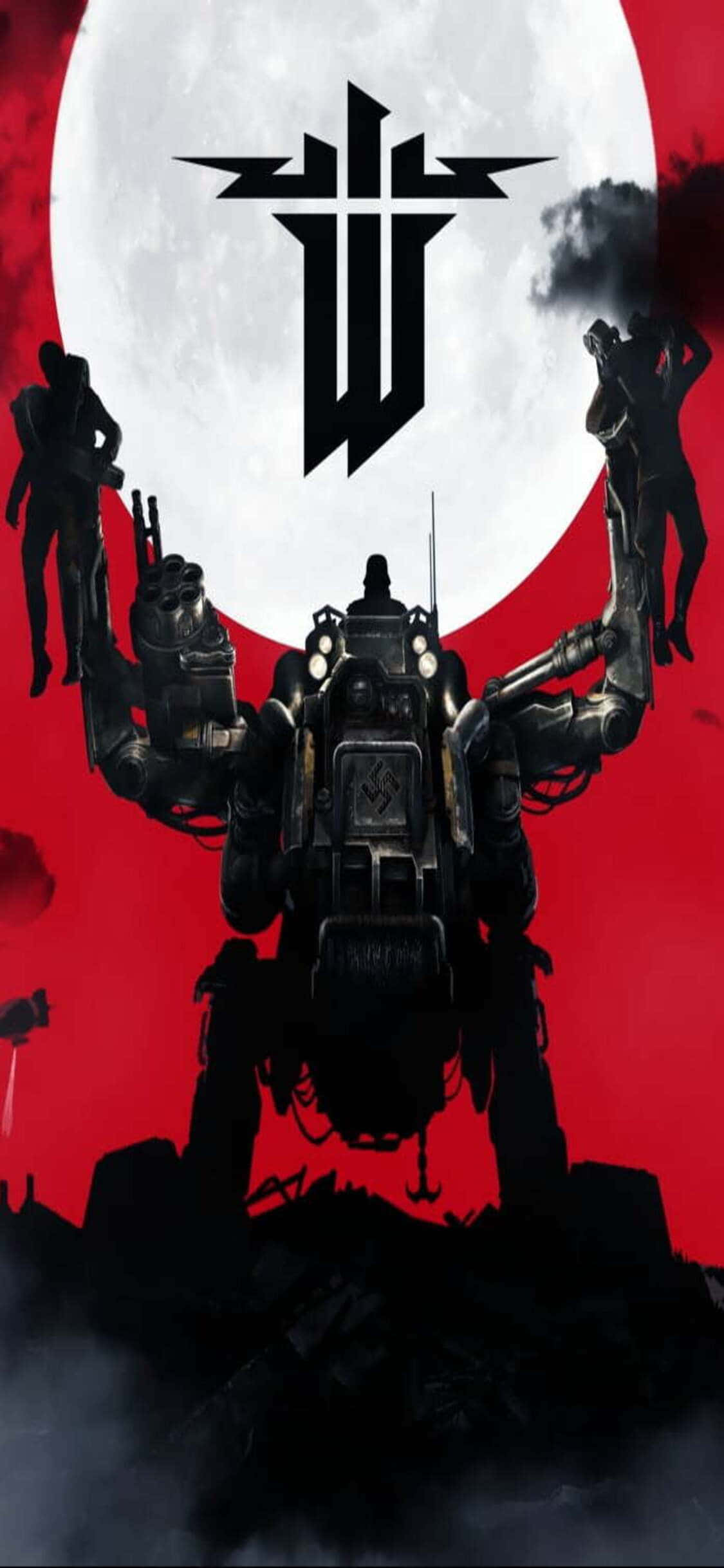 Giải phóng anh hùng bên trong bạn với Wolfenstein II trên iPhone Xs Hình nền