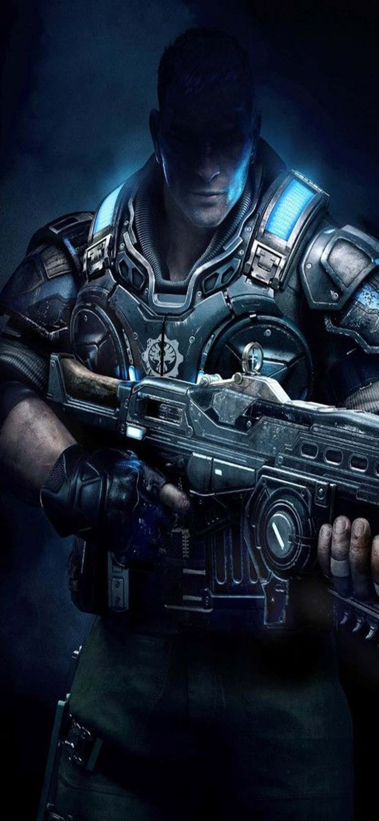 Chú thích: Giải phóng Trận chiến với Gears of War 5 - Hình nền iPhone XS Max Hình nền