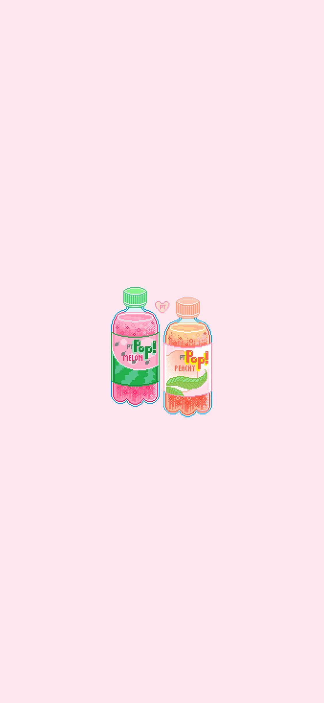 Giải phóng sáng tạo với Pixel Art màu hồng Hình nền