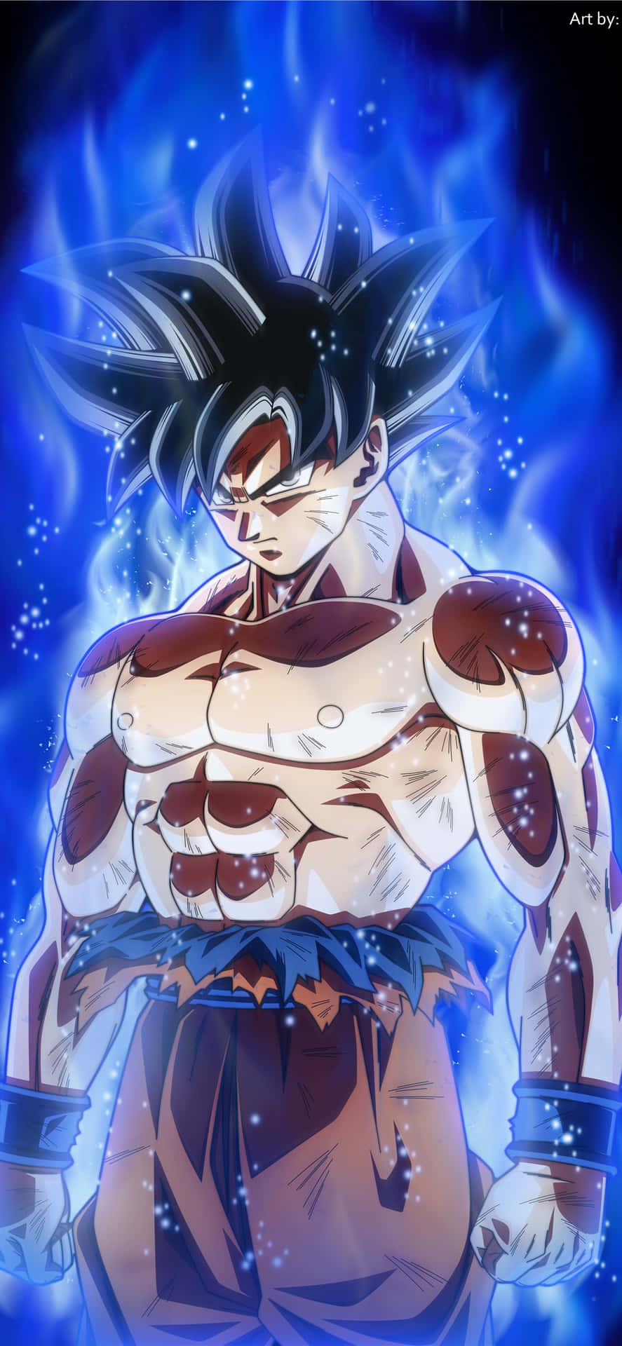 Hình ảnh Goku Tự Do Cực Hạn — Goku siêu bản năng GIF Hình nền