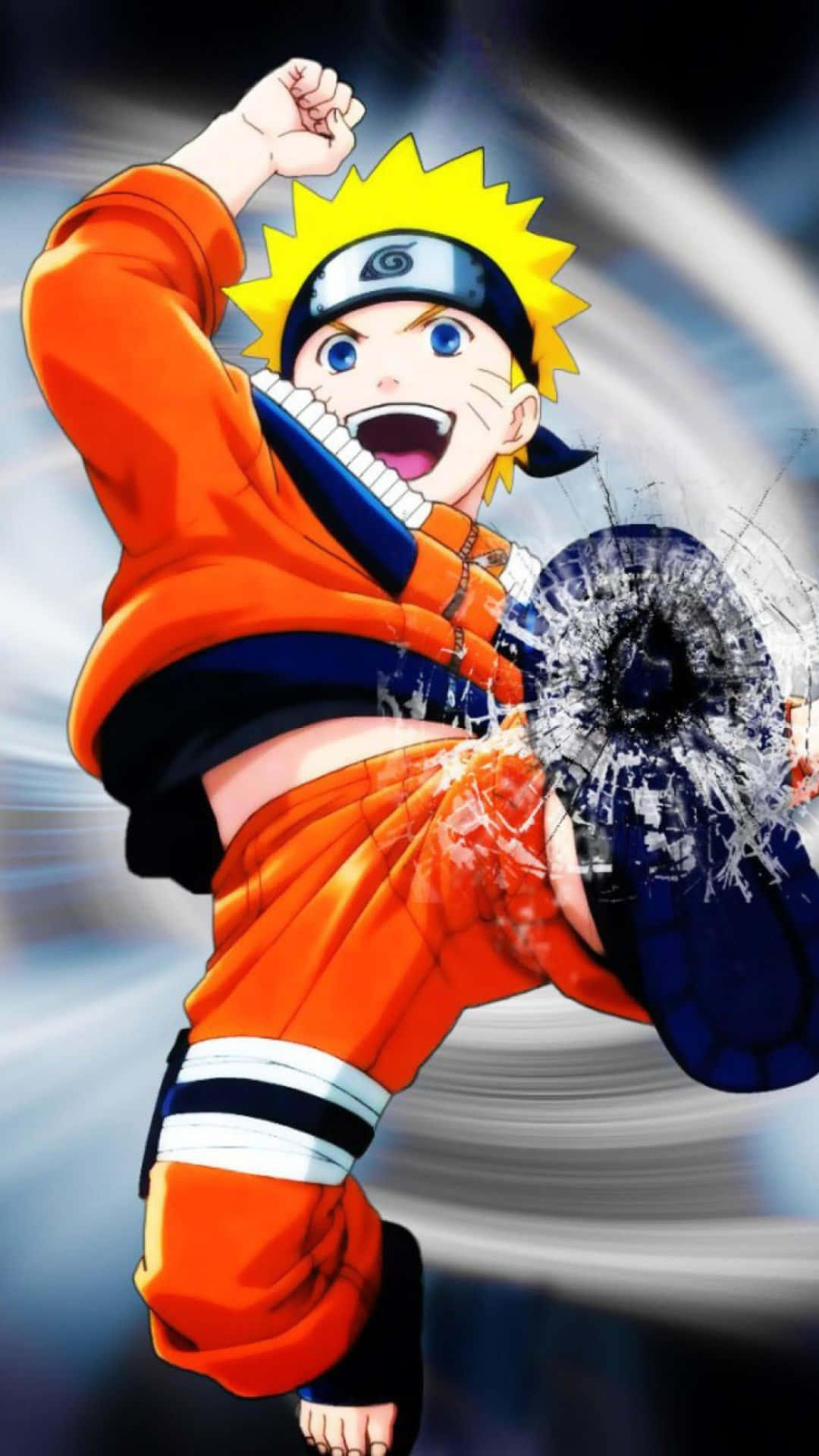 Giải phóng sức mạnh Cửu Vĩ - Hình nền điện thoại Naruto Uzumaki Hình nền