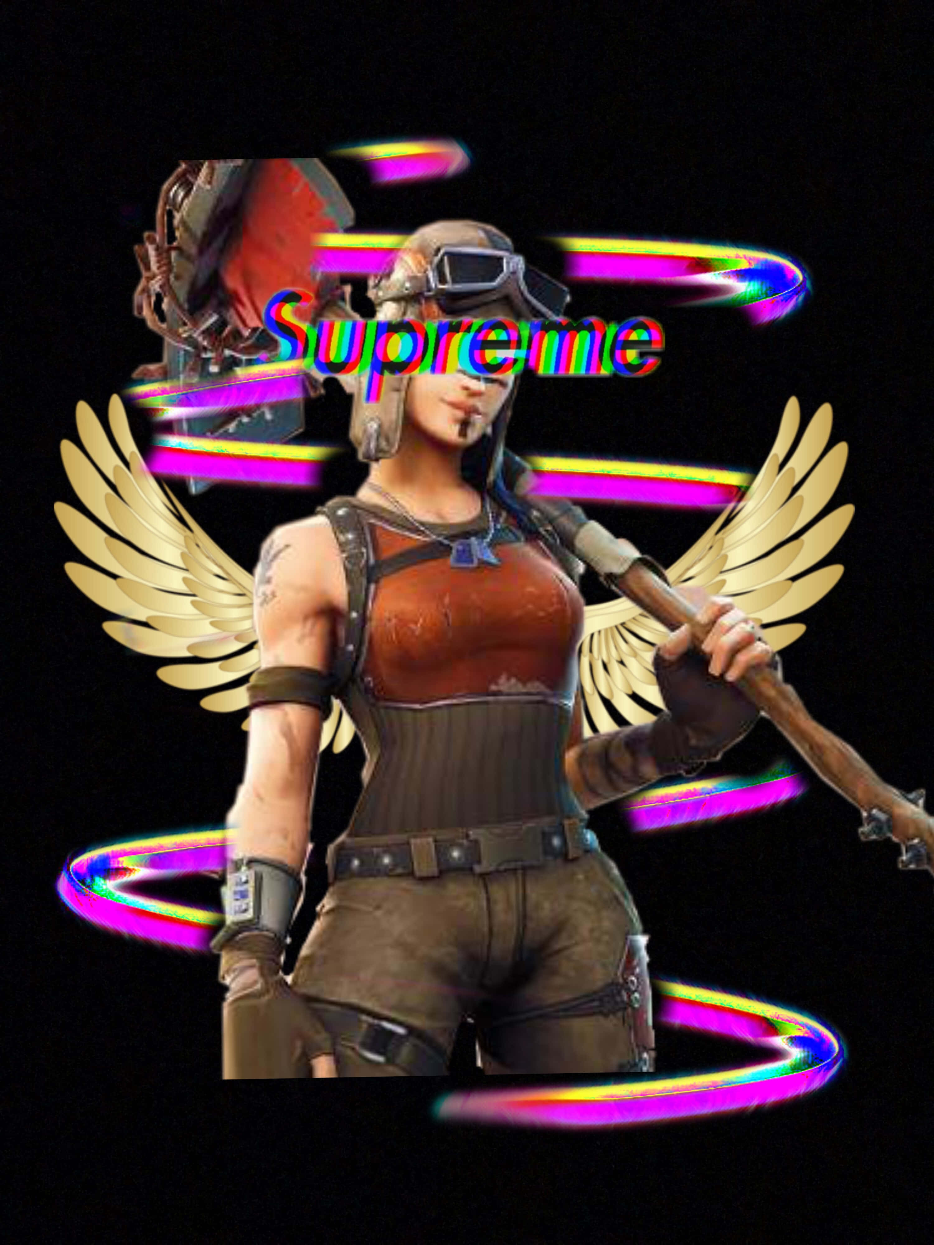Giải phóng tinh thần chiến binh với Supreme Fortnite Hình nền