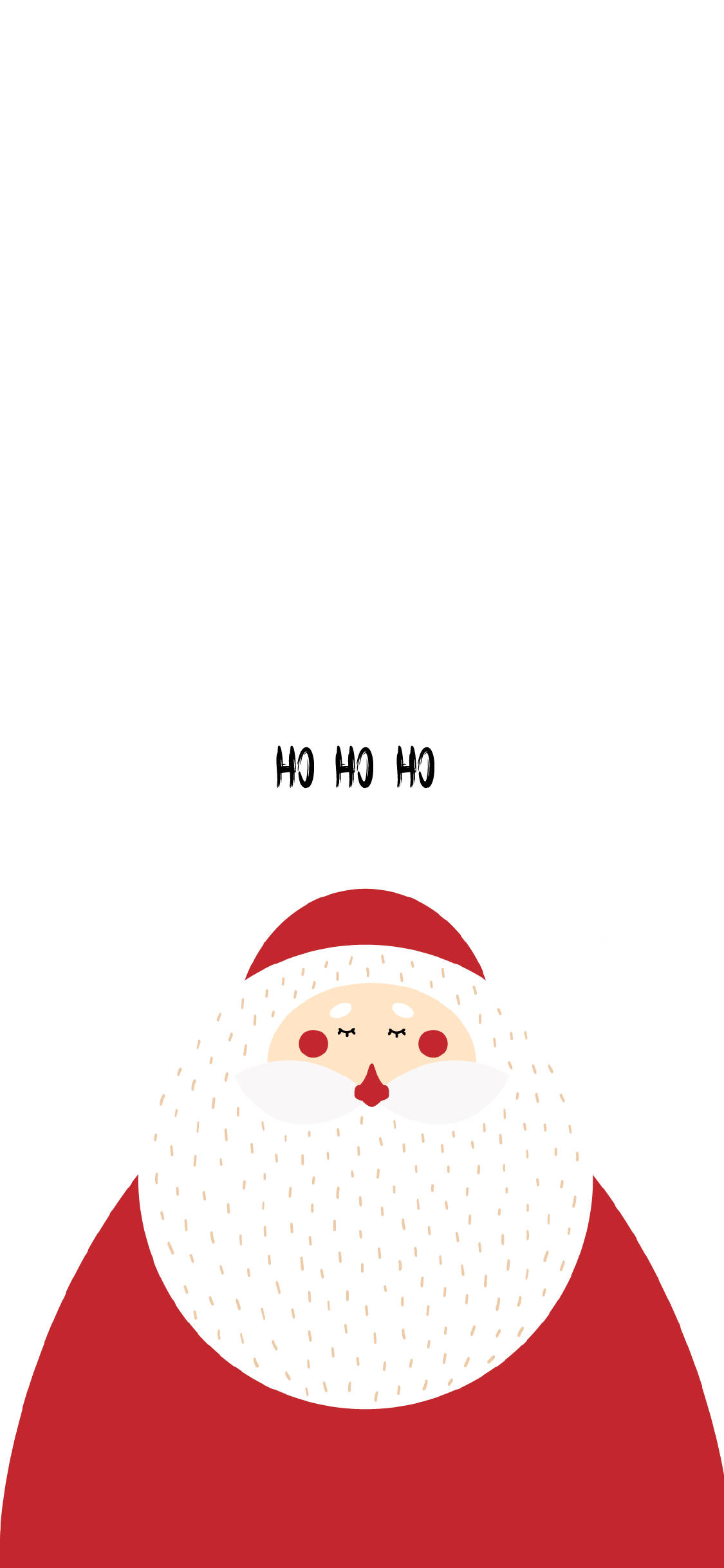 Giáng Sinh Dễ Thương iPhone Santa Hình nền
