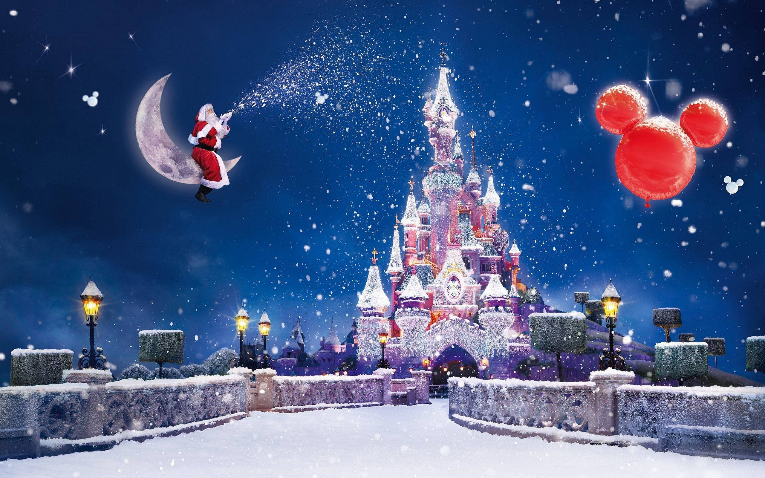 Giáng Sinh Desktop Disneyland Paris Hình nền