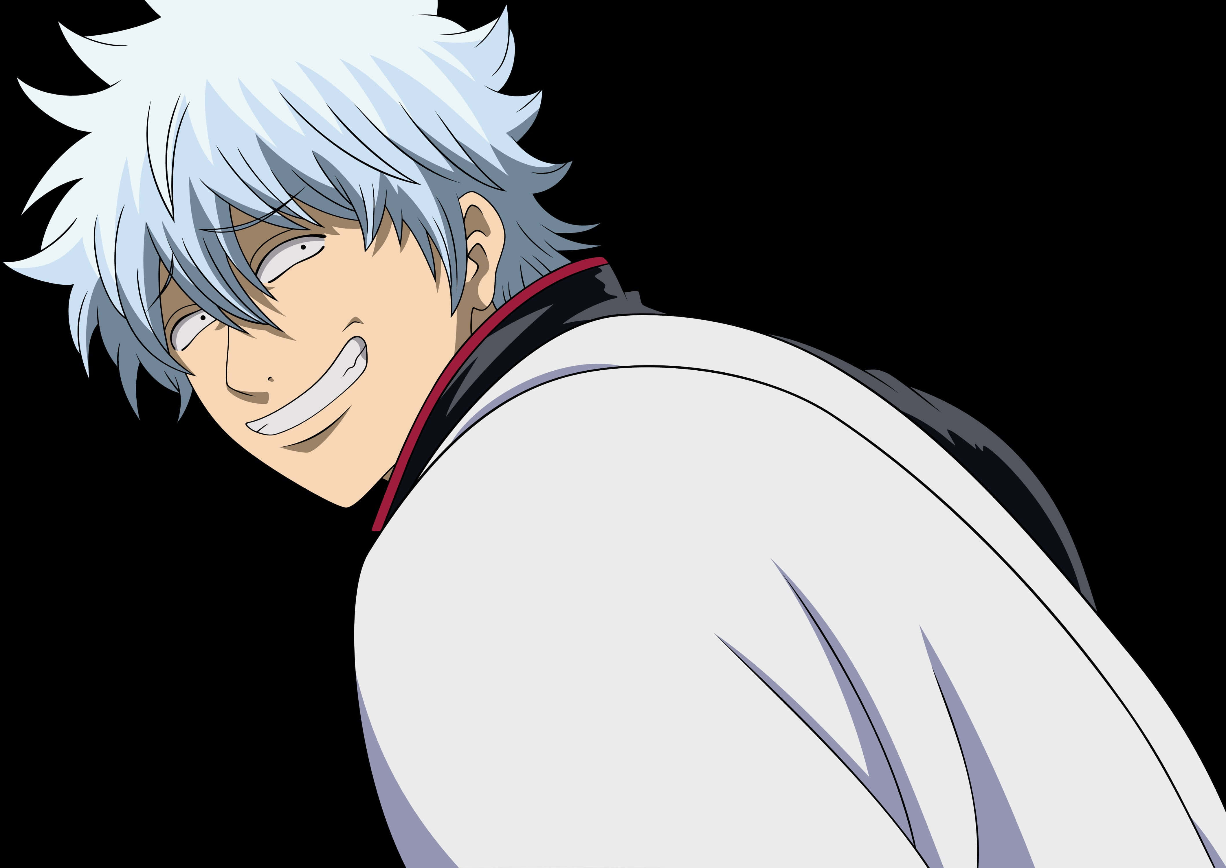 Gintoki Sakata hài hước làm ảnh đại diện anime Hình nền