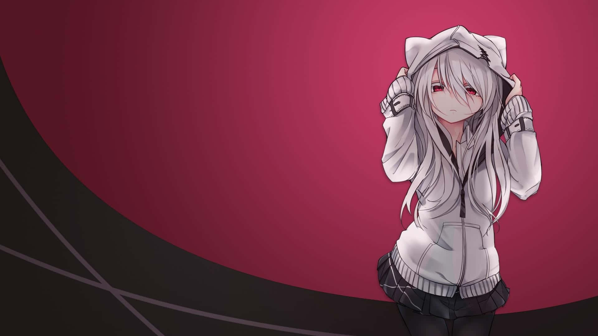 Giới thiệu phụ kiện mùa thu hoàn hảo: Áo hoodie Anime Girl. Hình nền