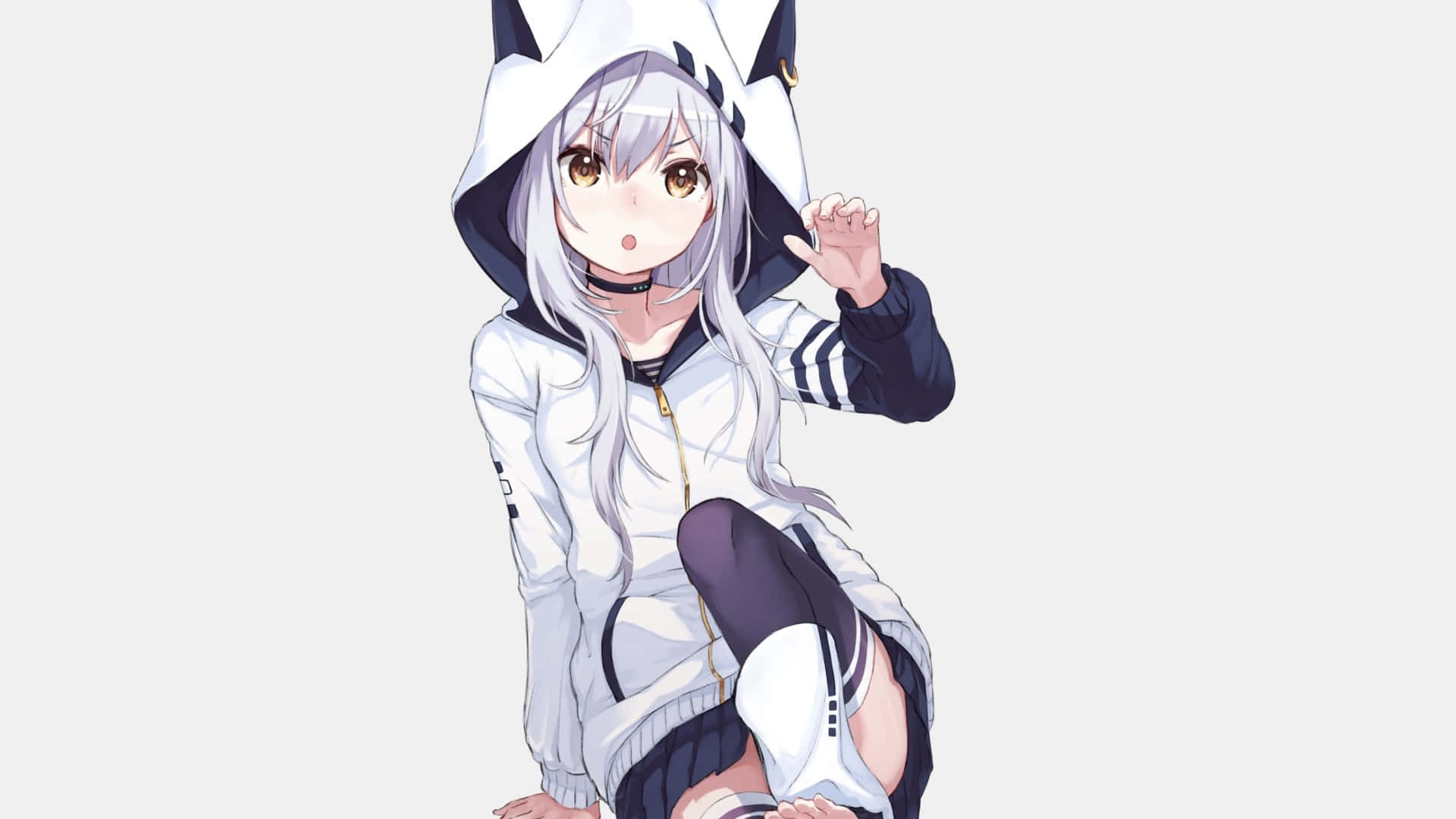 Giữ ấm và phong cách với Áo Hoodie Anime Girl cổ điển Hình nền