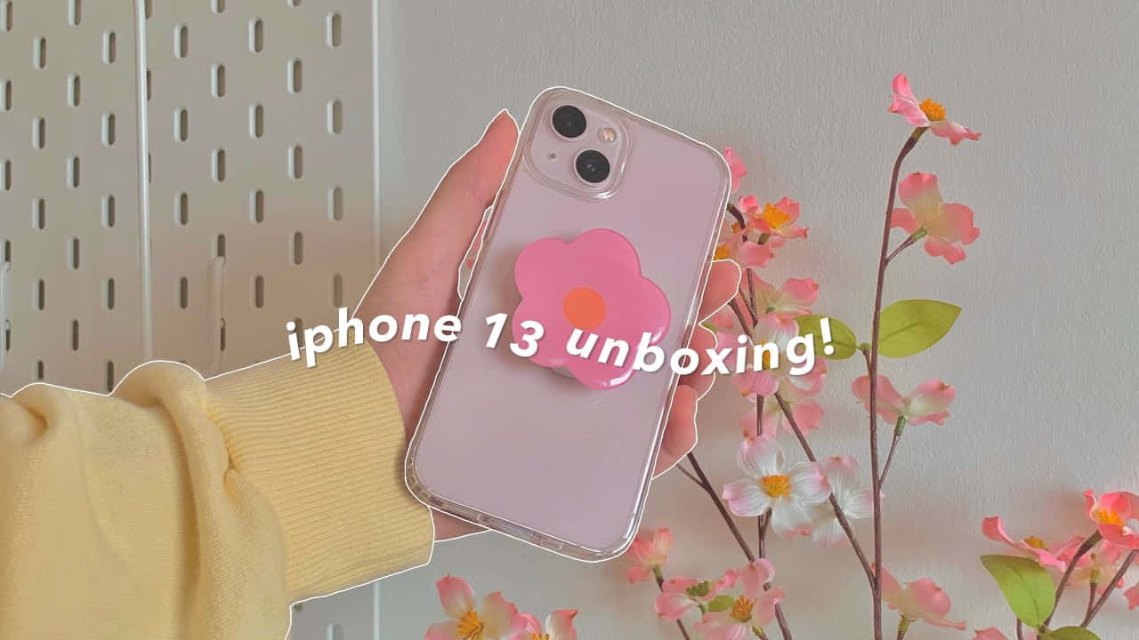 "Giữ kết nối với chiếc iPhone thời trang và đáng yêu này!" Hình nền