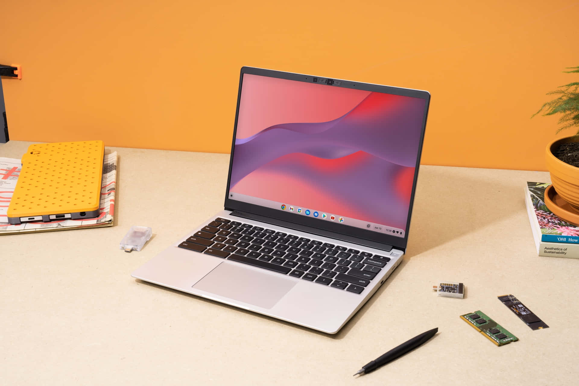 Giữ năng suất khi di chuyển cùng Chromebook Hình nền