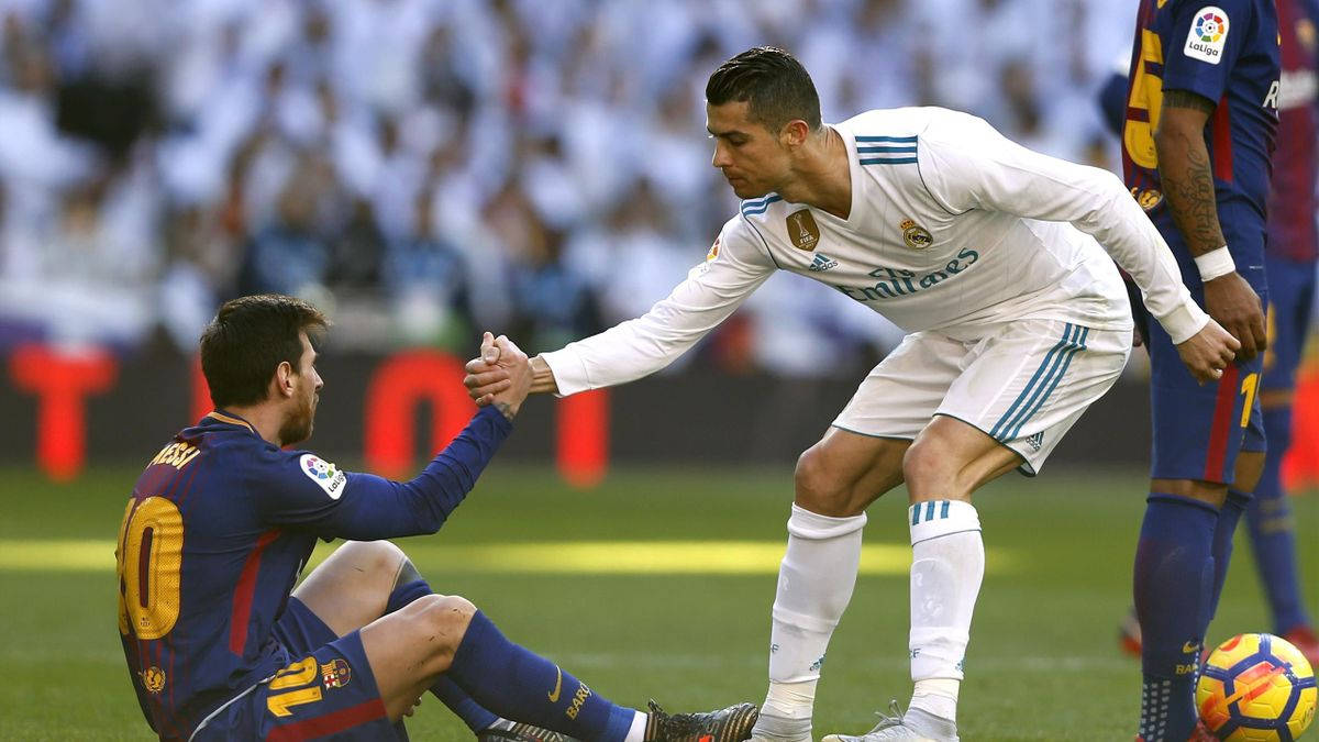 Giúp đỡ Messi và Ronaldo 4K Hình nền