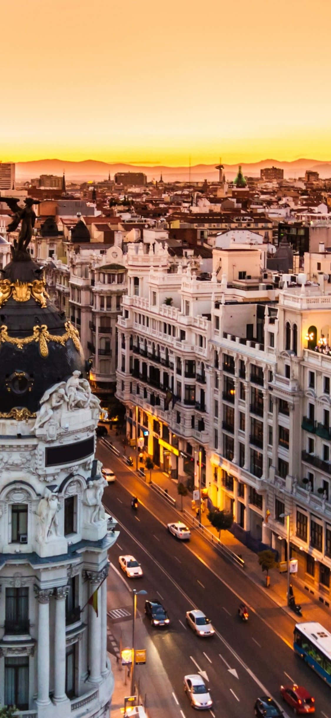 Góc phố đẹp ở Barcelona, Tây Ban Nha Hình nền