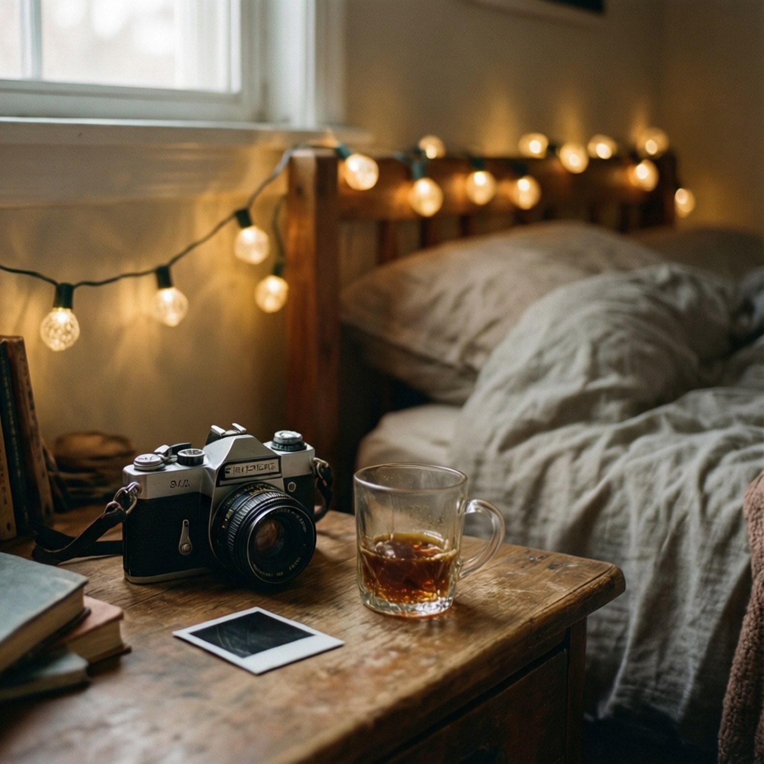 Góc Phòng Ngủ Indie Ấm Cúng Hình nền