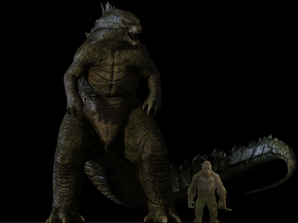 Godzilla - So sánh kích thước Hình nền