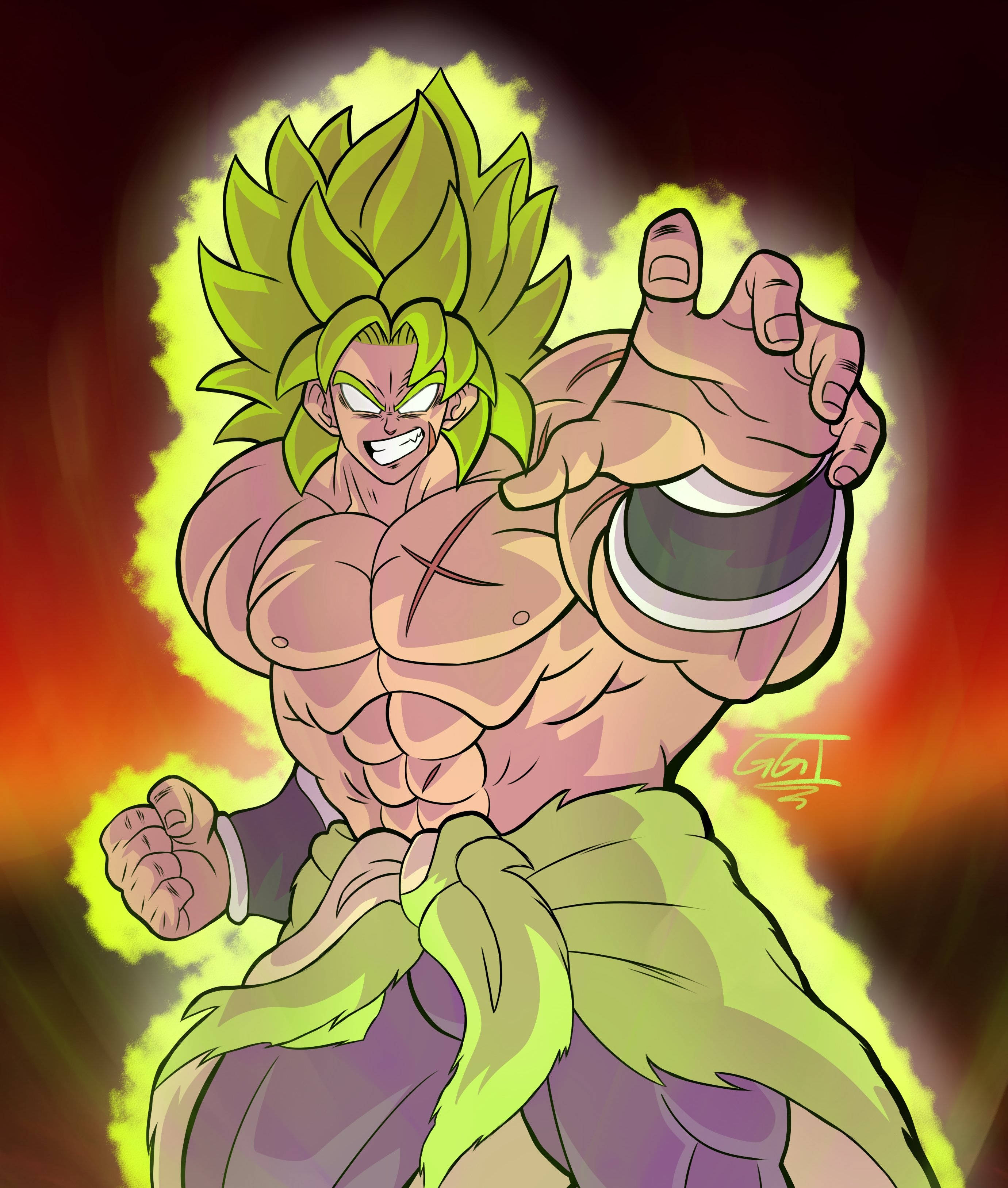 Gogeta ở dạng Siêu Saiyan Xanh Tối Thượng Hình nền