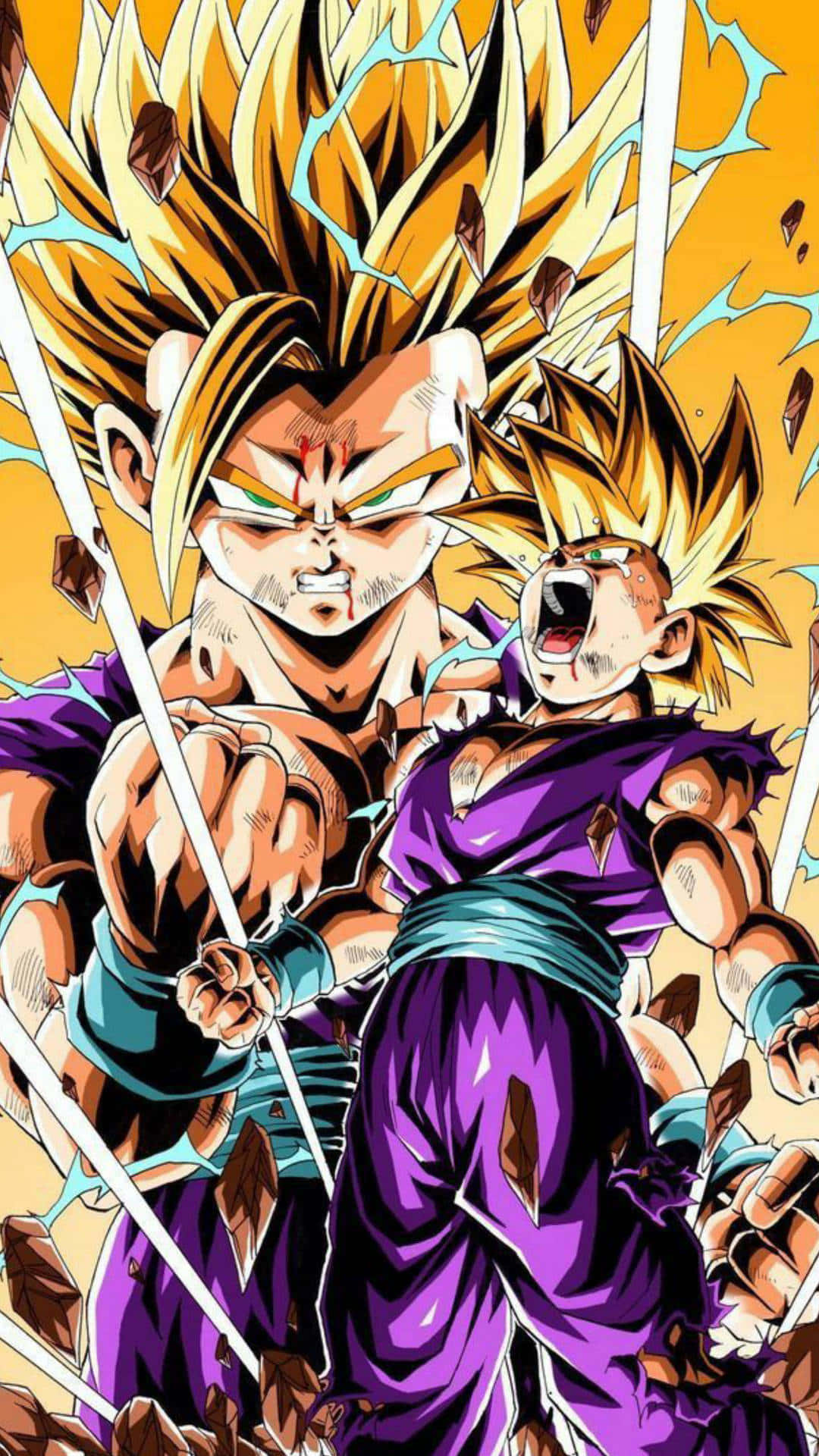 Gohan iPhone la hét giận dữ Hình nền