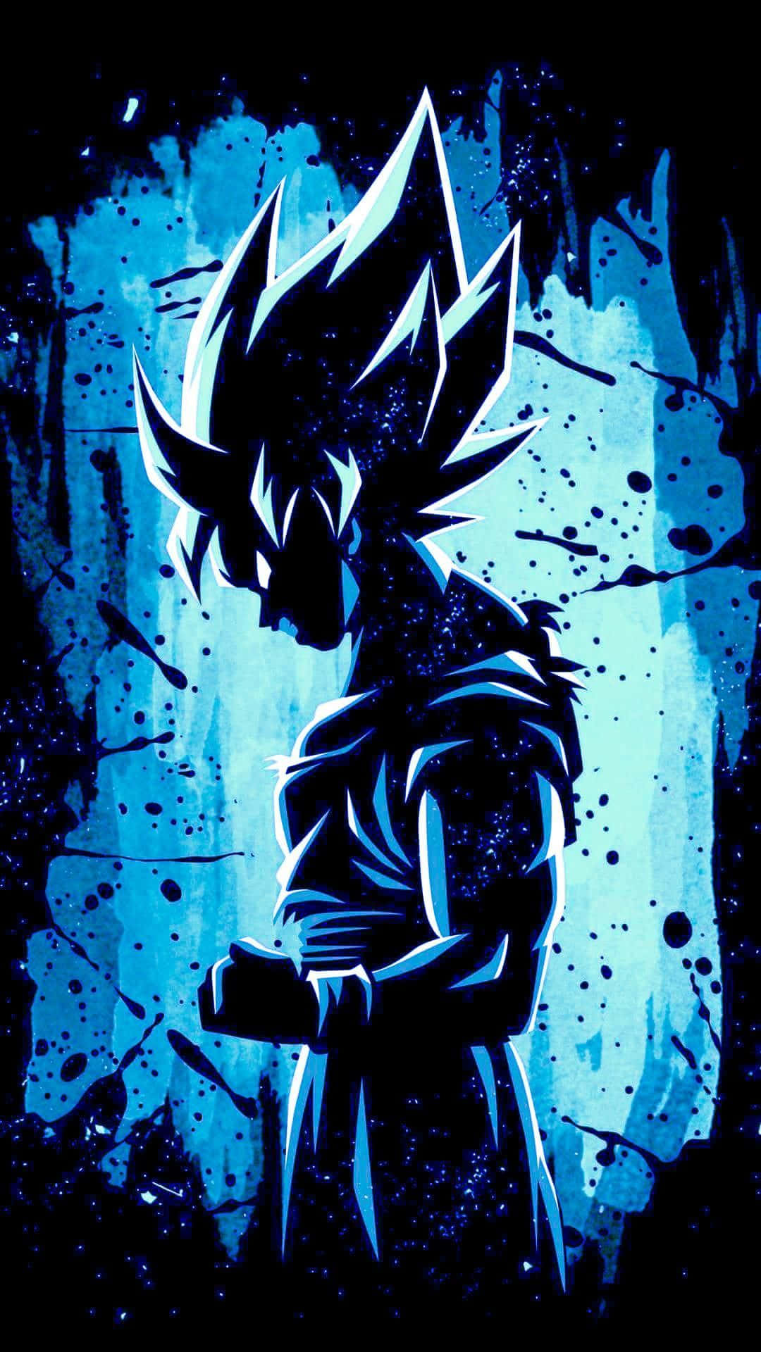 Goku Anime Ốm Đậm Chất Xanh Dragon Ball Z Hình nền