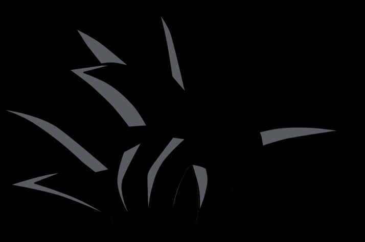 Goku Black hình bóng trên nền tối Hình nền