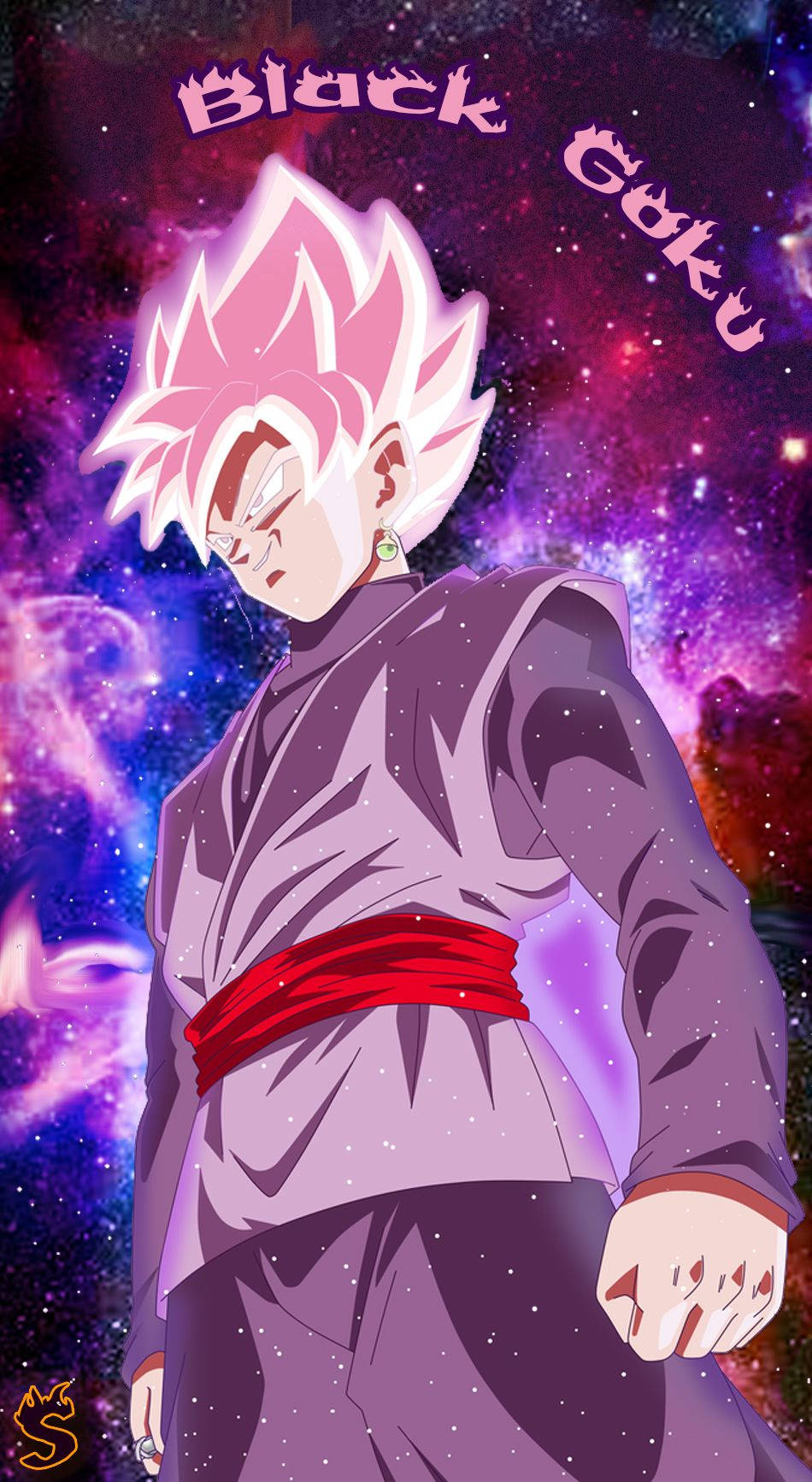 Goku Black iPhone góc nghiêng Hình nền