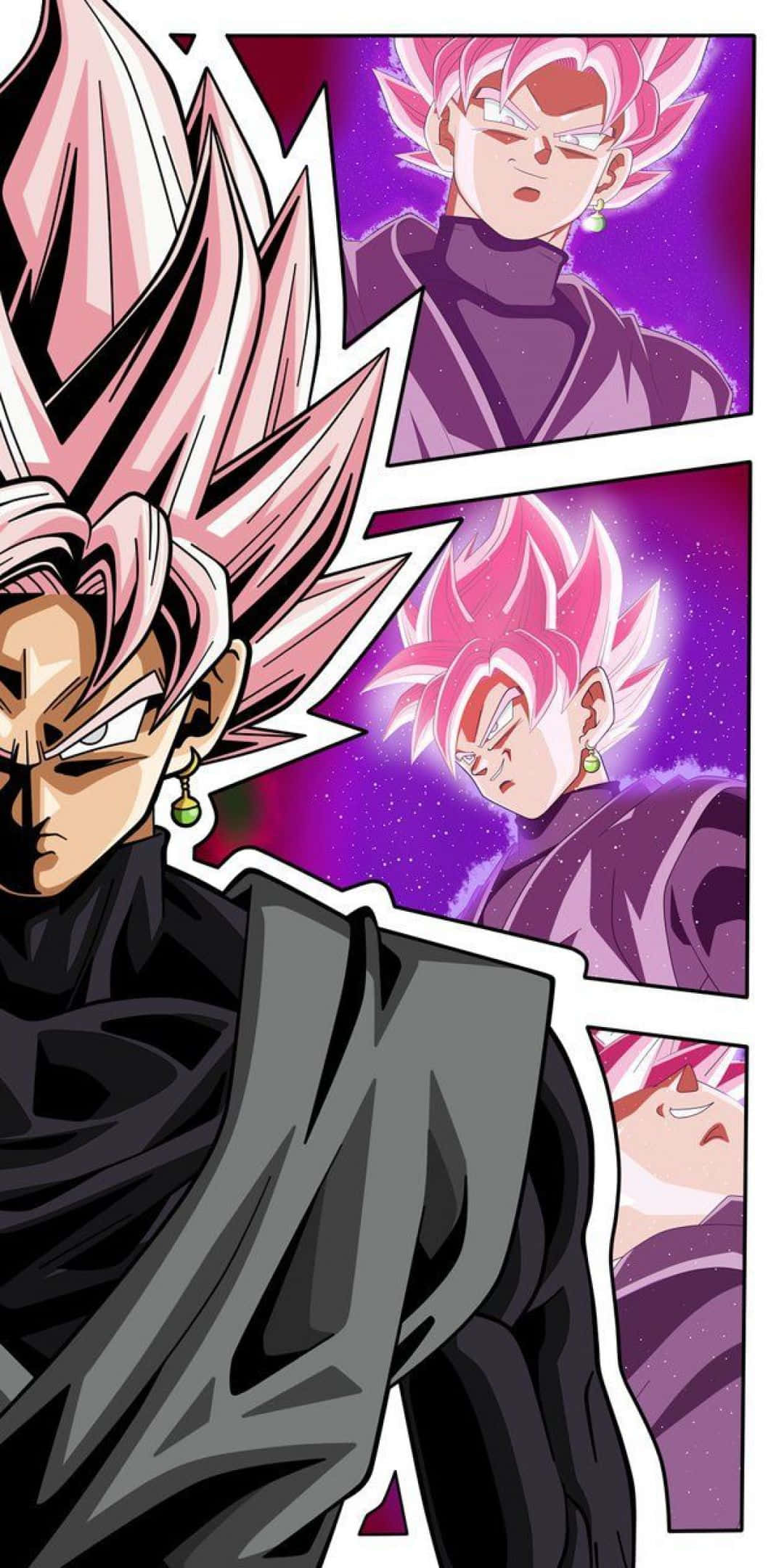 Goku Black Mãnh Liệt Trong Trận Chiến Hình nền