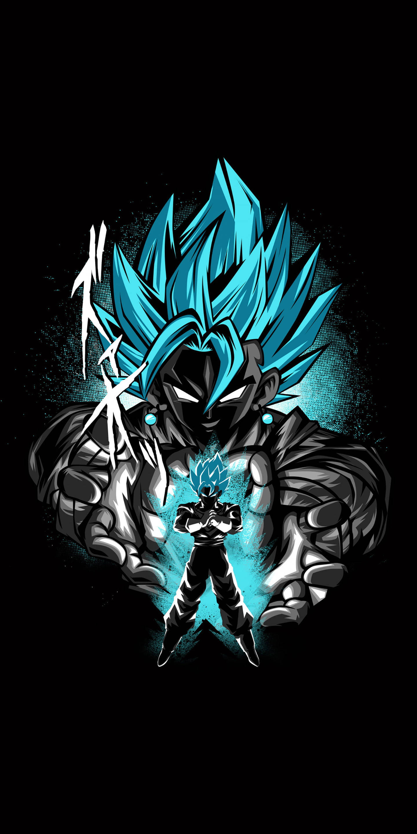 Goku Black PFP Xanh Lam Hình nền