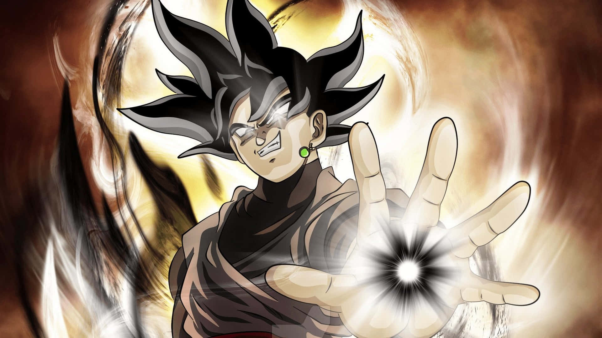 Goku Black Sẵn Sàng Chiến Đấu Hình nền