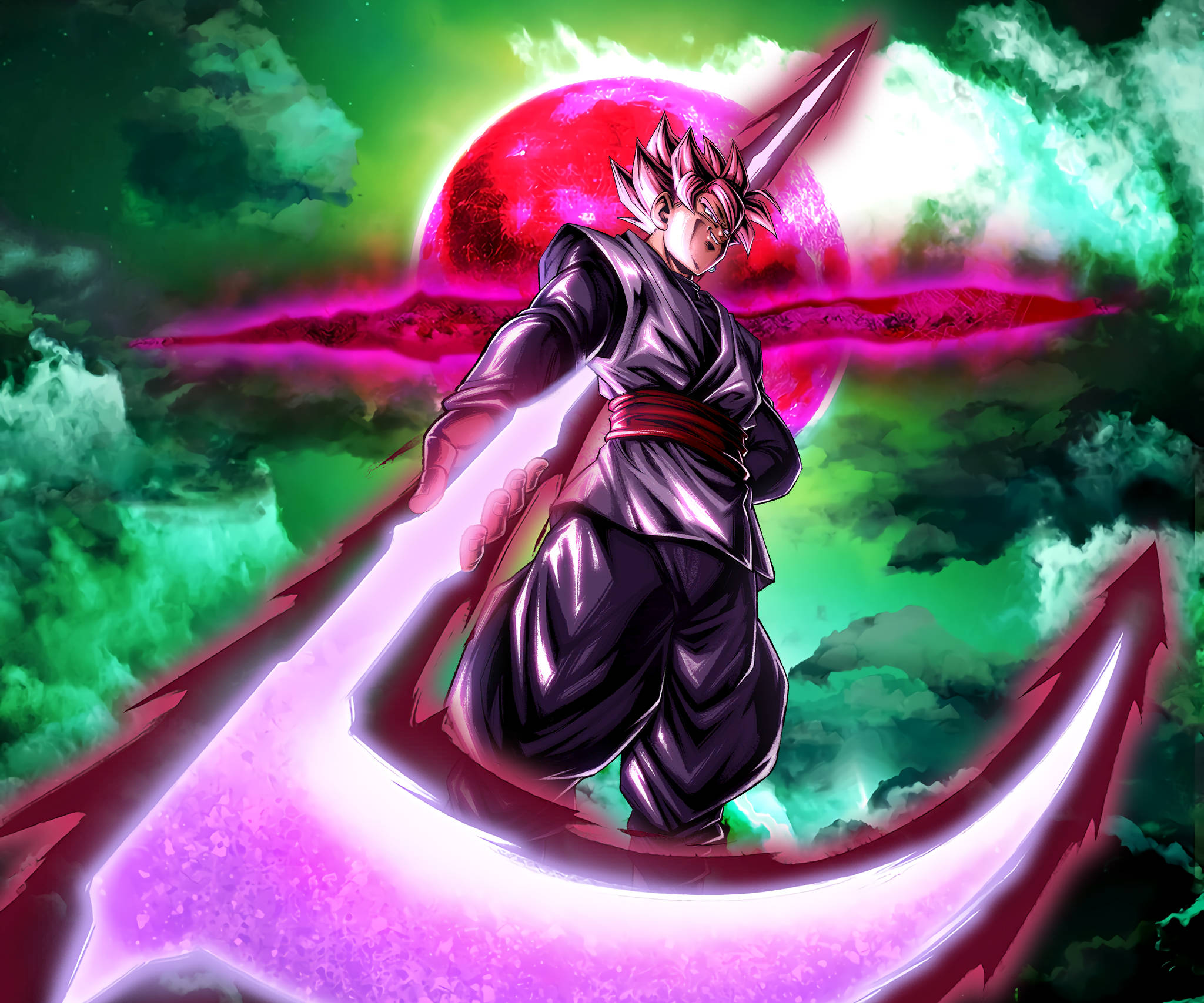 Goku Black Với Lưỡi Hái Cho iPhone Hình nền