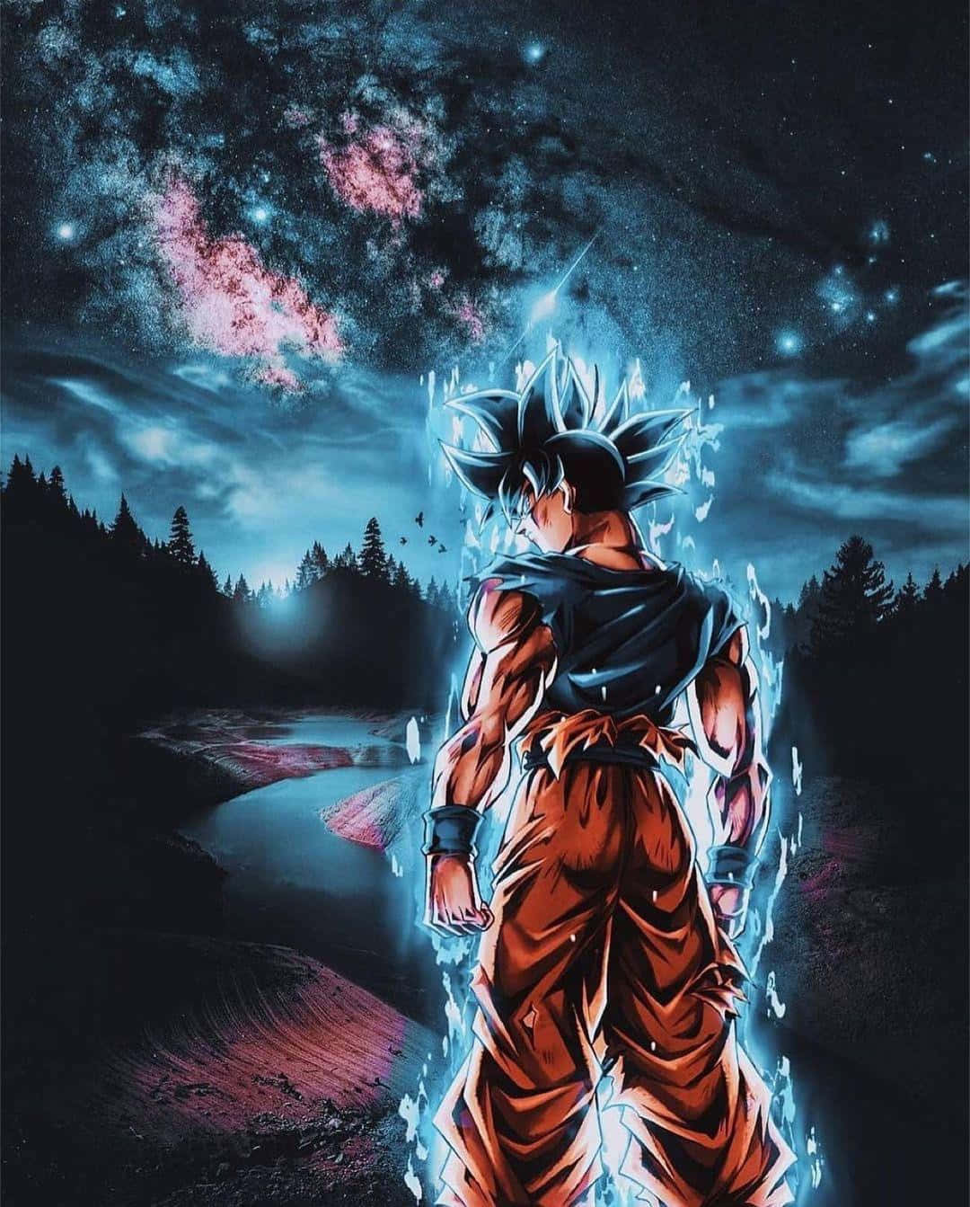 Hình ảnh Goku Tự Do Cực Hạn — Goku siêu bản năng GIF Hình nền