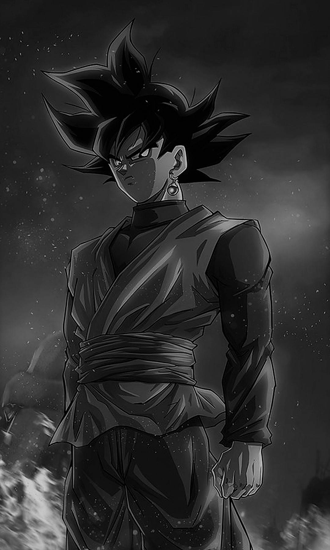 Goku Đen Trắng HD Hình nền