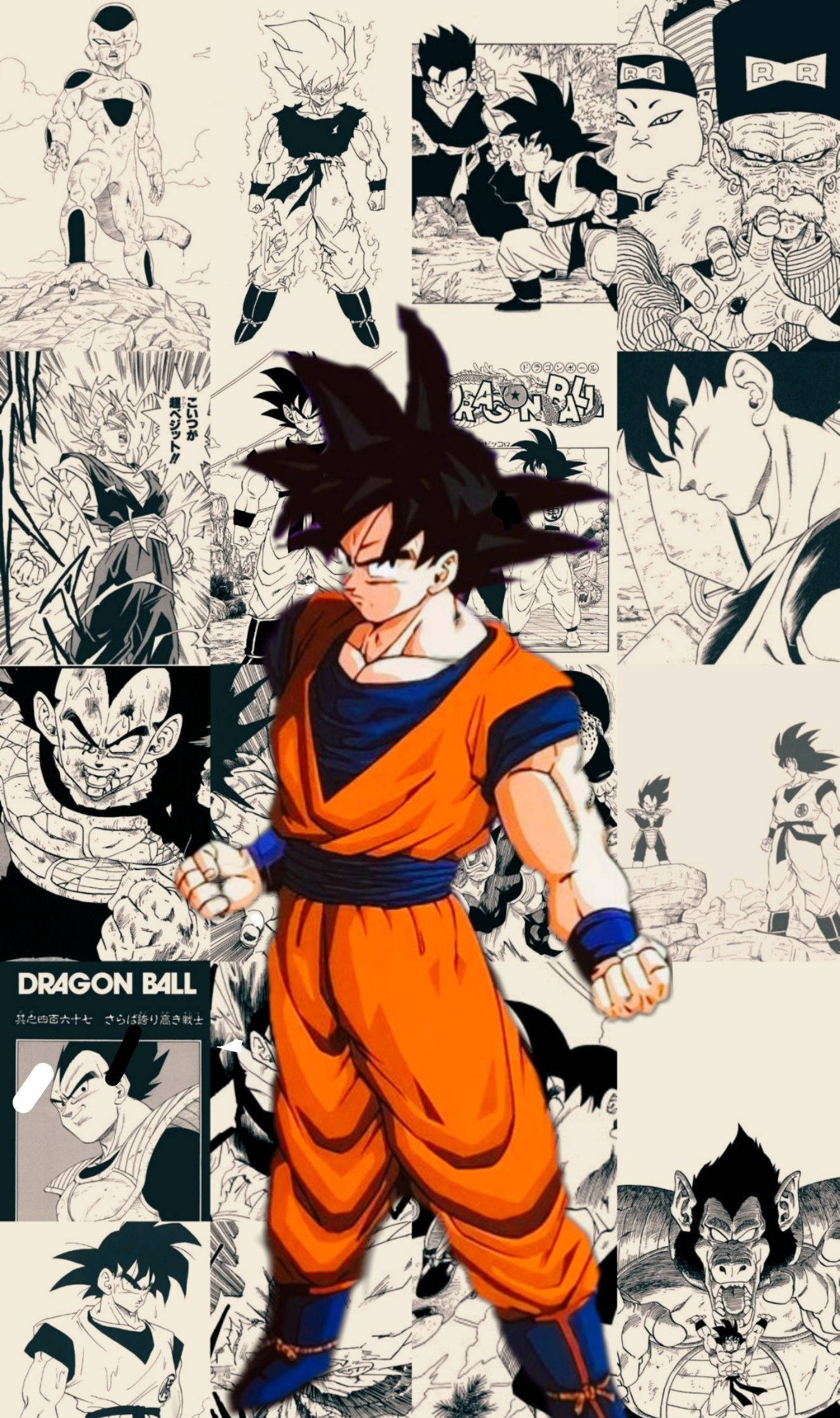 Goku Dragon Ball Bảng Manga Hình nền