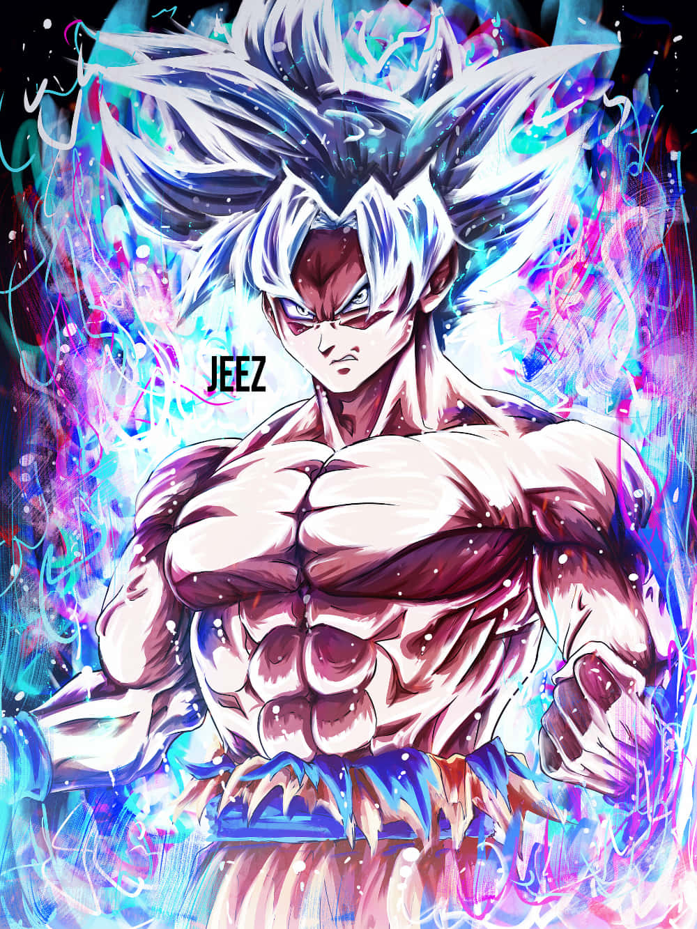 Hình ảnh Goku bản năng vũ trụ — Goku siêu bản năng GIF Hình nền