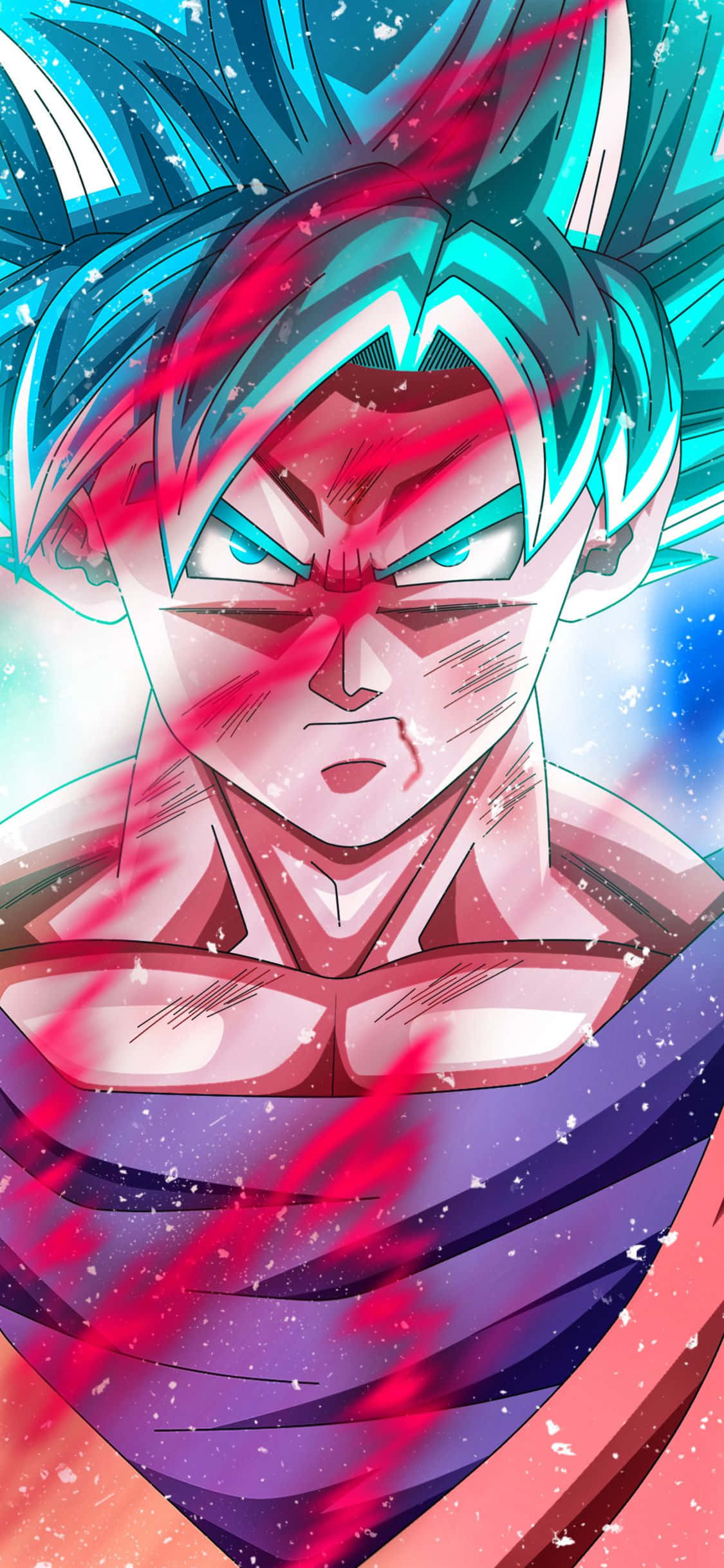 Goku Kaio Ken Dragon Ball Super iPhone Hình nền