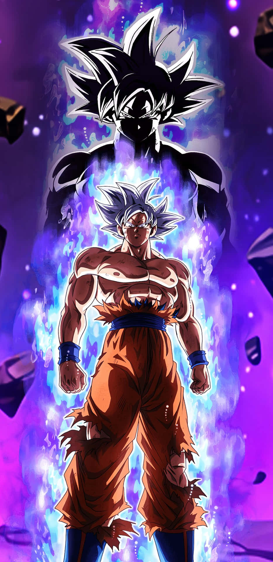 hình ảnh Goku Tự Do Cực Hạn — Goku siêu bản năng GIF Hình nền
