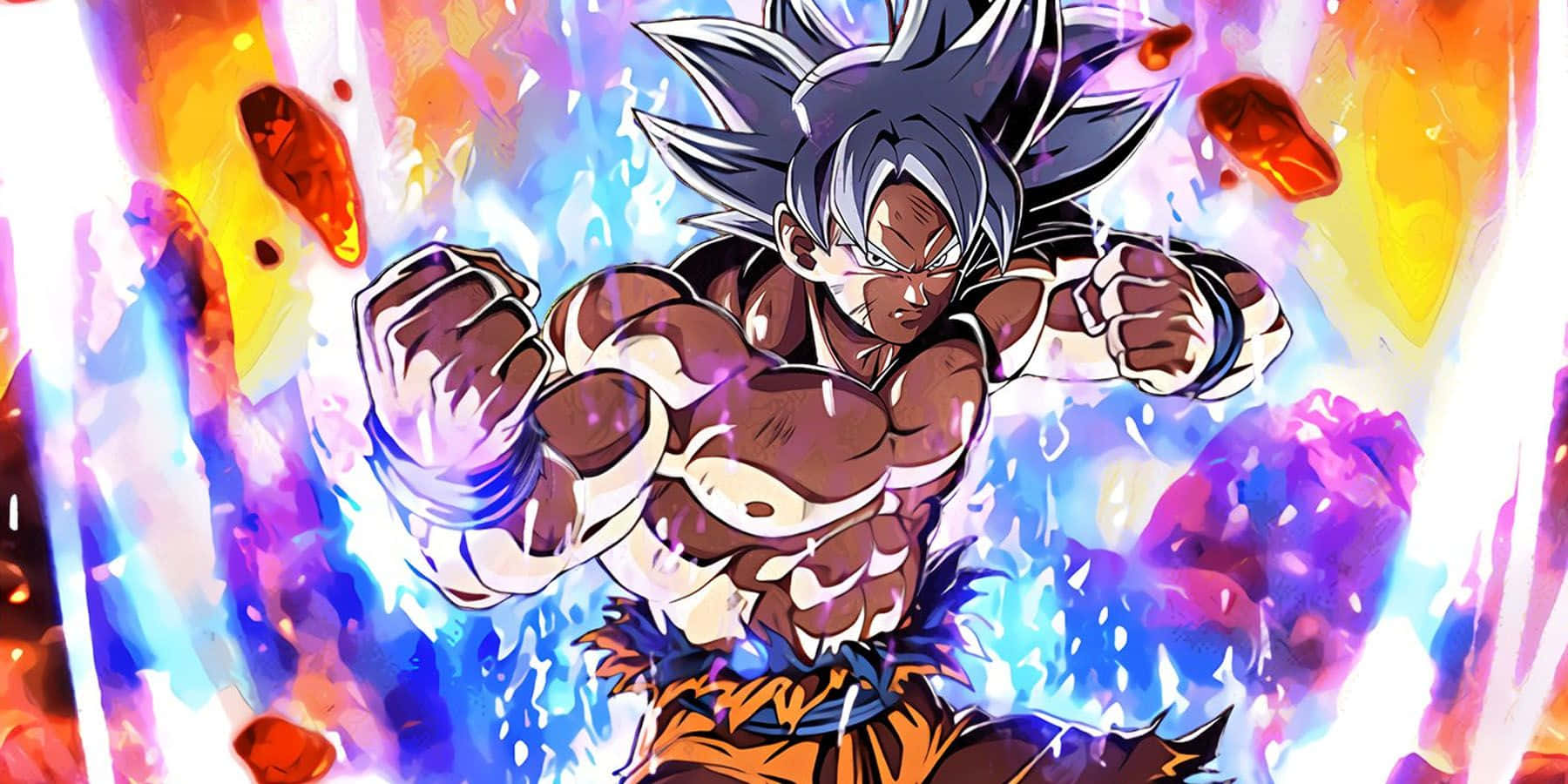 Hình ảnh Goku Tự Tại Cực Ý — Goku siêu bản năng GIF Hình nền