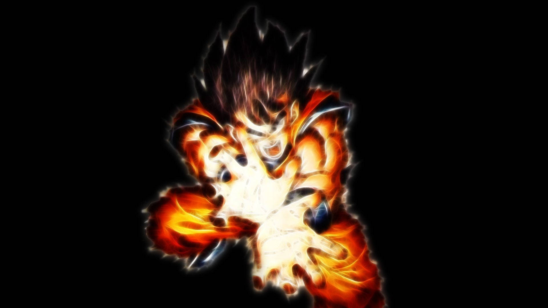 Goku đối mặt với thử thách khi nạp năng lượng cho trận chiến Hình nền