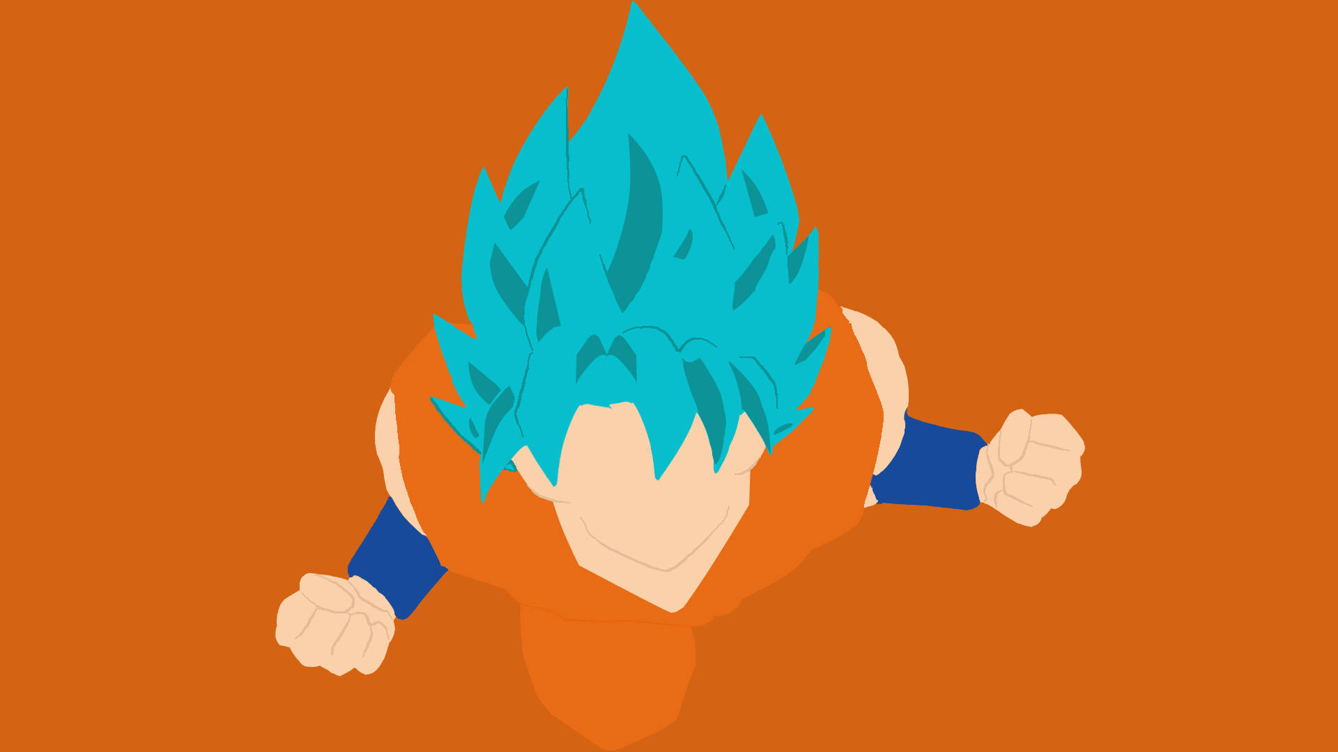 Goku sẵn sàng chiến đấu Hình nền
