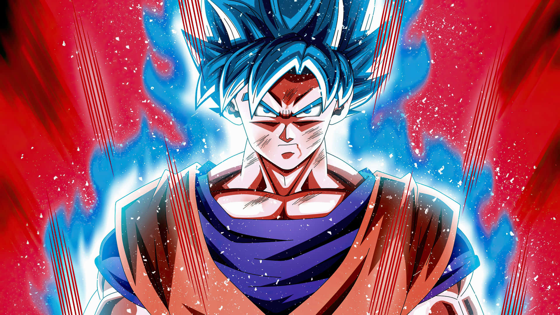 Goku Siêu Cấp Bản Năng Vô Cực Xanh Hình nền