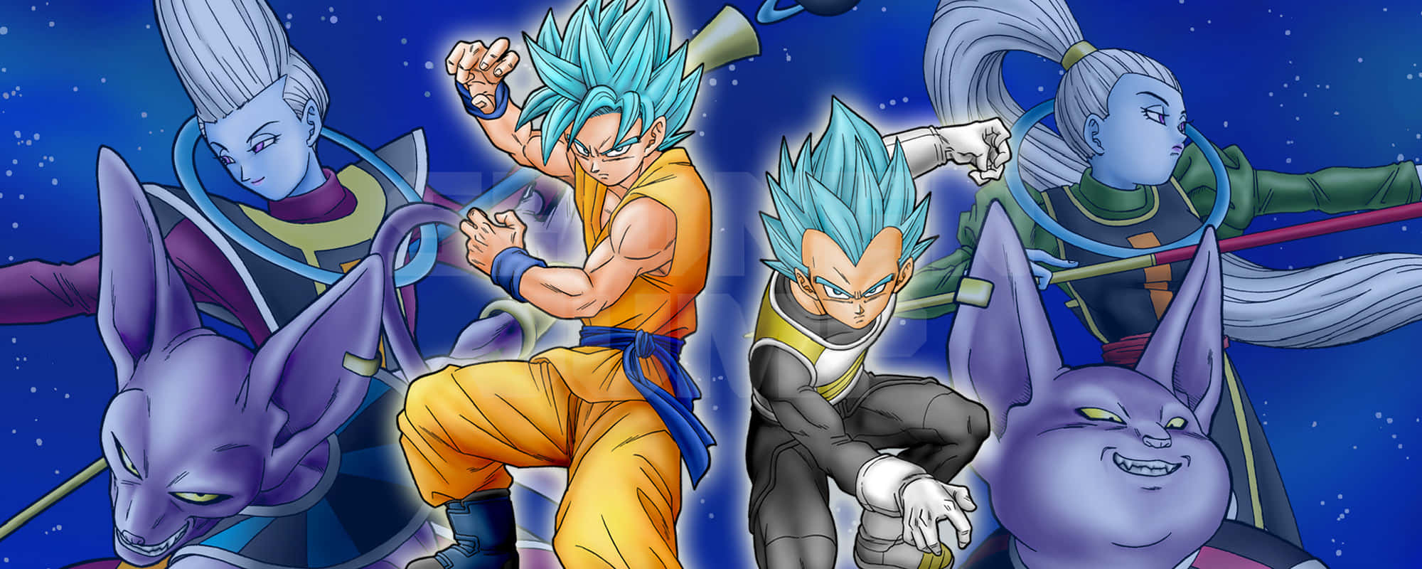 Goku và những người bạn sẵn sàng giải cứu thế giới! Hình nền