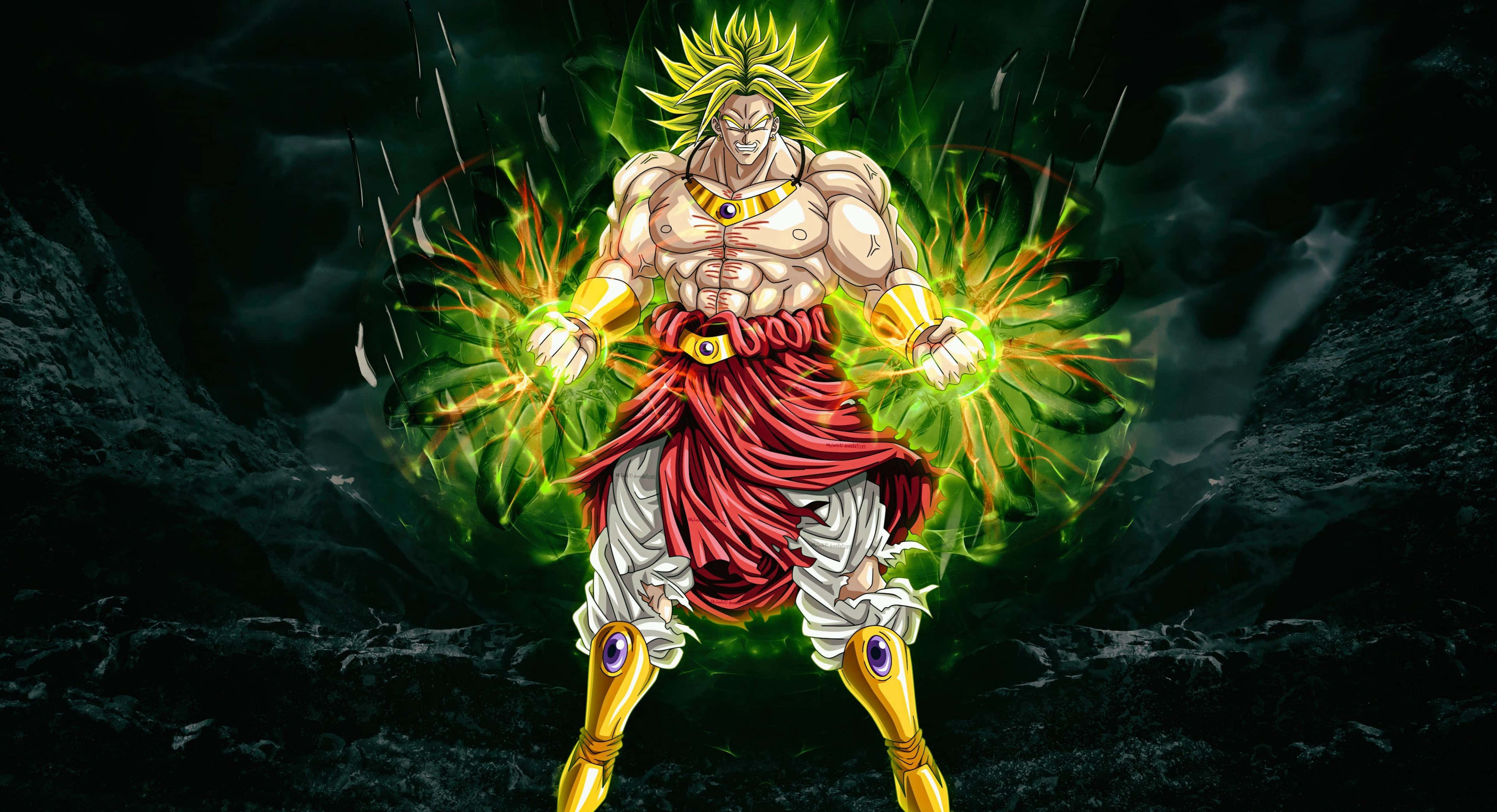 Gokū và Vegeta chiến đấu trong bộ phim hoành tráng Dragon Ball Super: Broly Hình nền