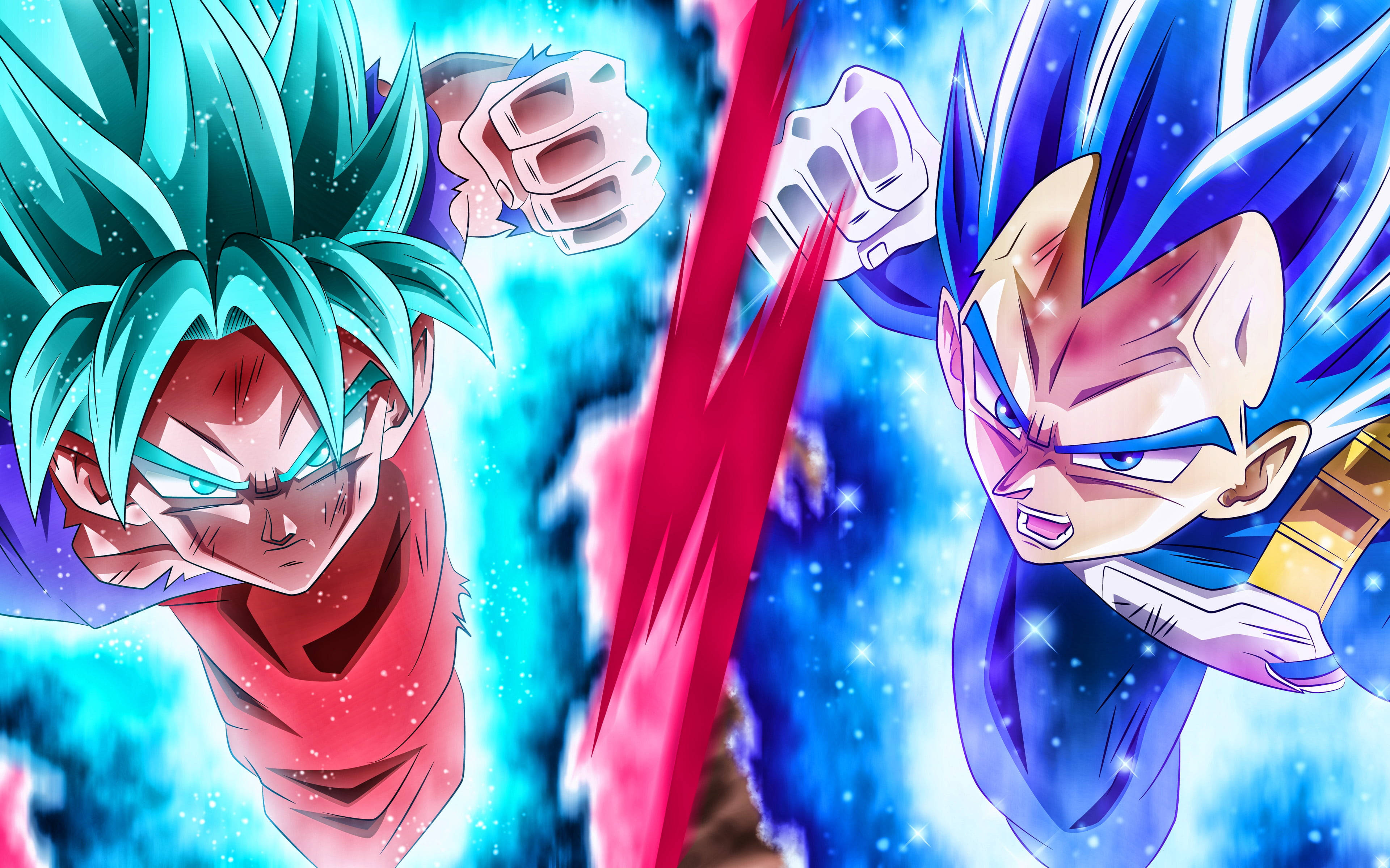 Goku và Vegeta DBZ 4K Hình nền