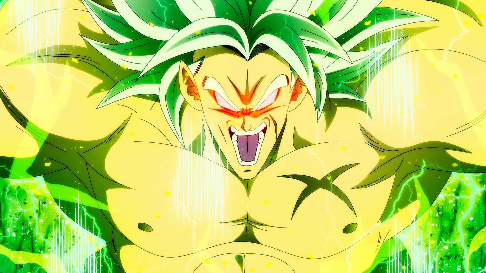 Goku và Vegeta hợp nhất thành Siêu Saiyan mạnh mẽ để đối đầu với kẻ thù trong Dragon Ball Super Broly Hình nền