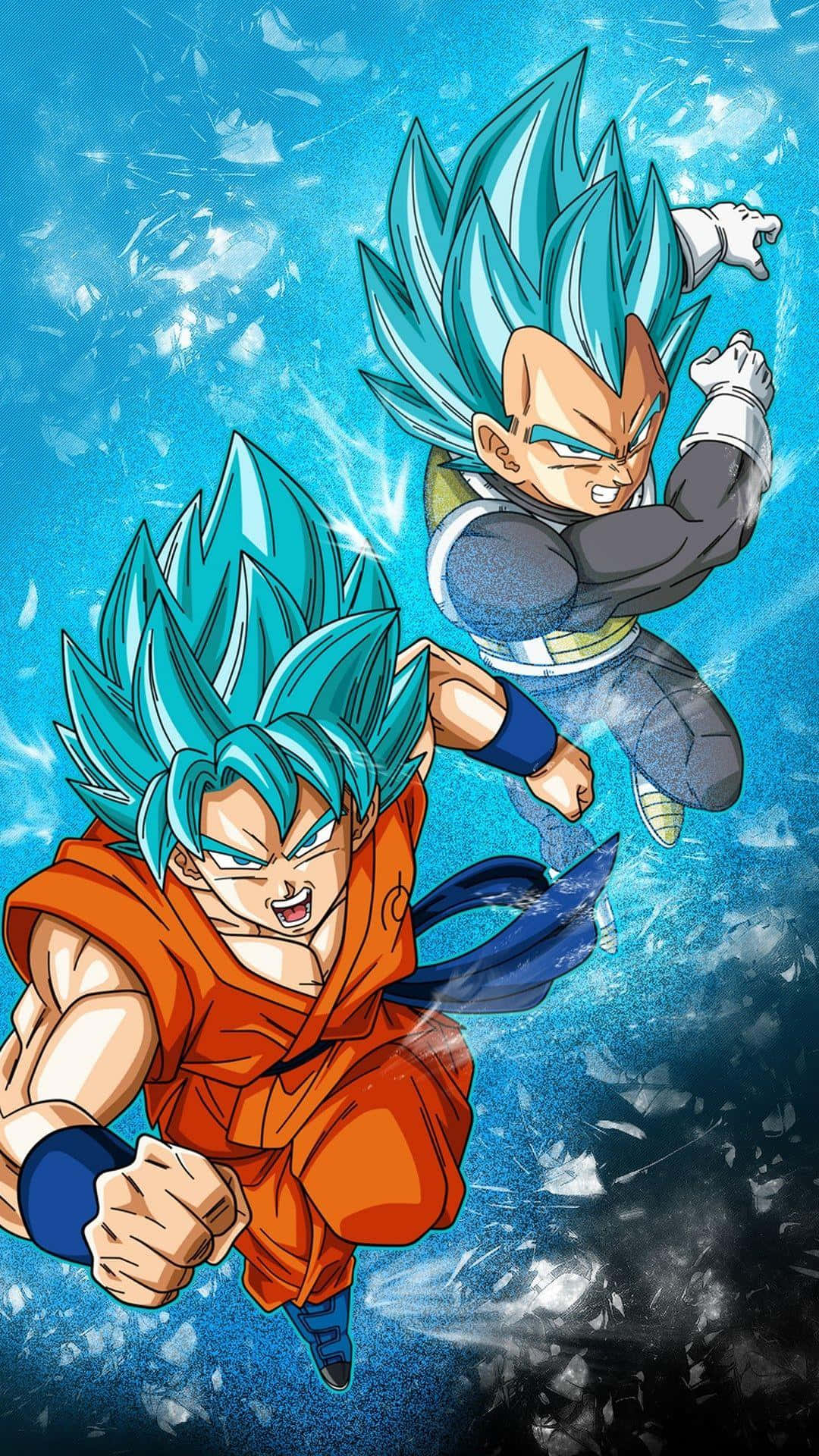 Goku và Vegeta Saiyan xanh Dragon Ball Z Hình nền