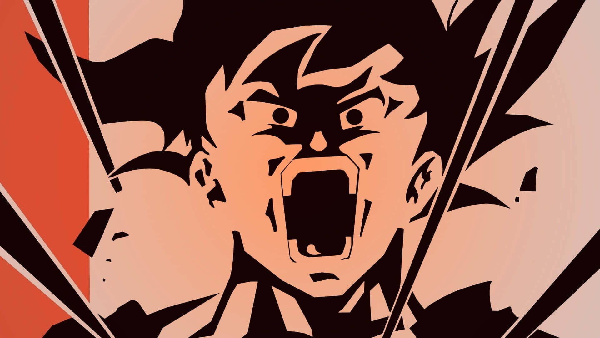 Goku và Vegeta trong hình dạng Super Saiyan tối thượng Hình nền
