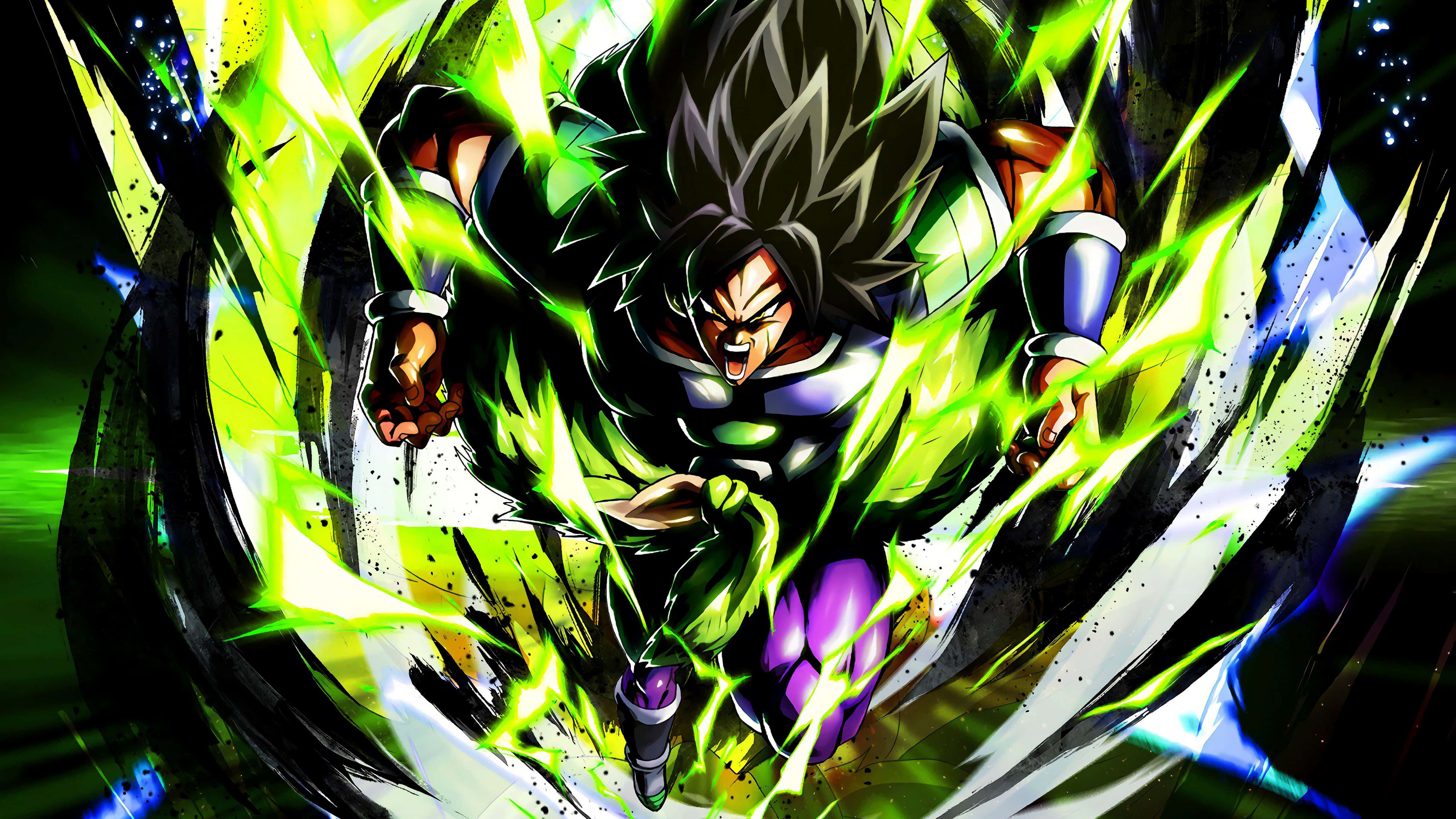 Goku, Vegeta và Broly chuẩn bị đối đầu trong Dragon Ball Super: Broly Hình nền