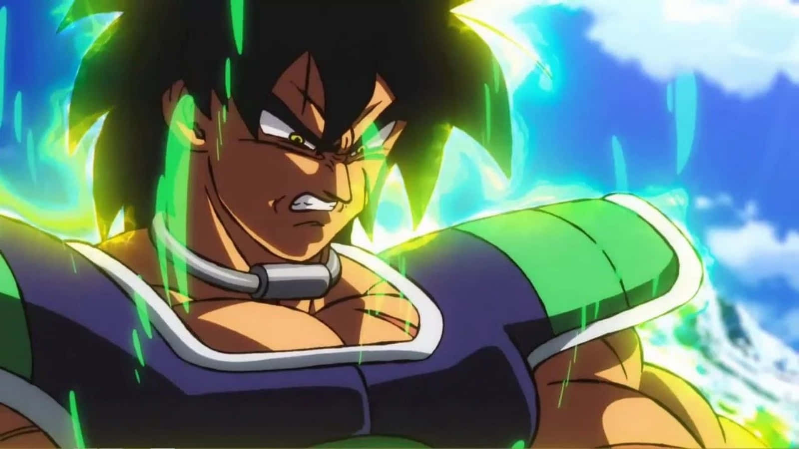 Goku, Vegeta và Broly đối đầu trong Dragon Ball Super Broly Hình nền