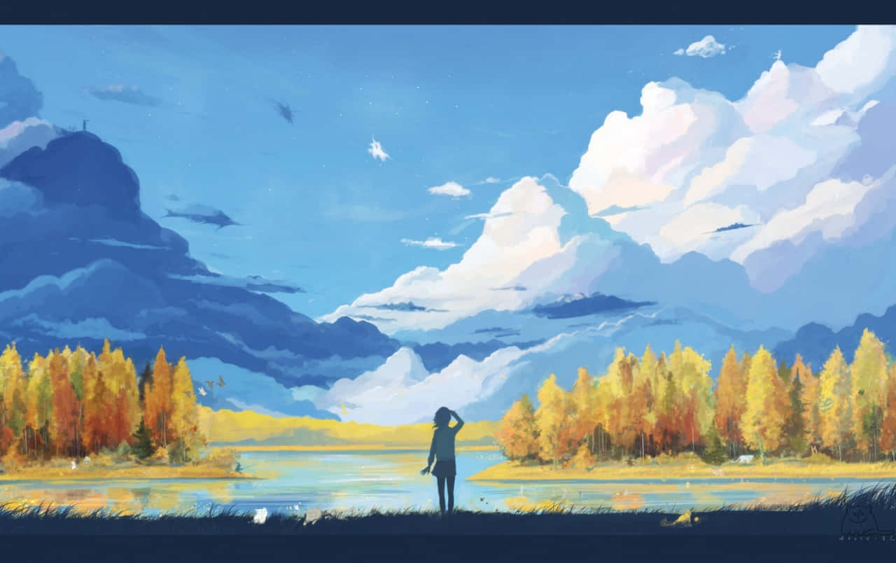 Google Anime Đối Diện Dòng Sông